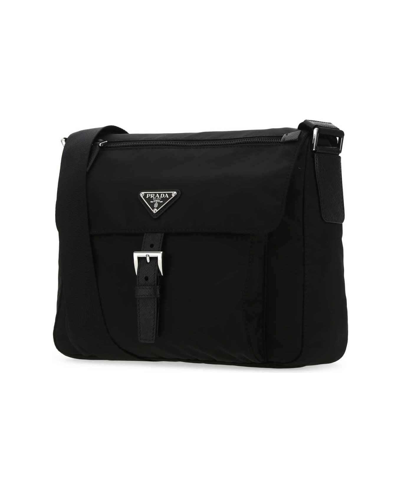 Prada Black Re-nylon Crossbody Bag | italist