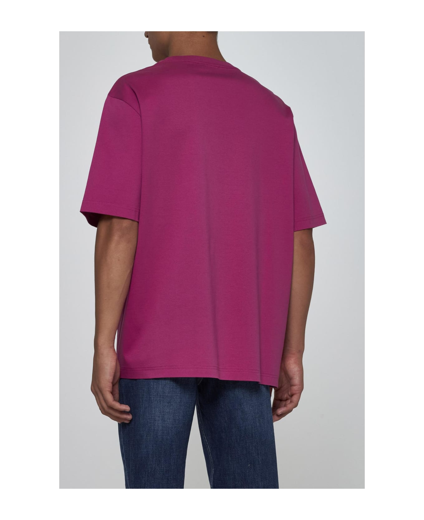 Lanvin Logo Cotton T-shirt - VIOLET