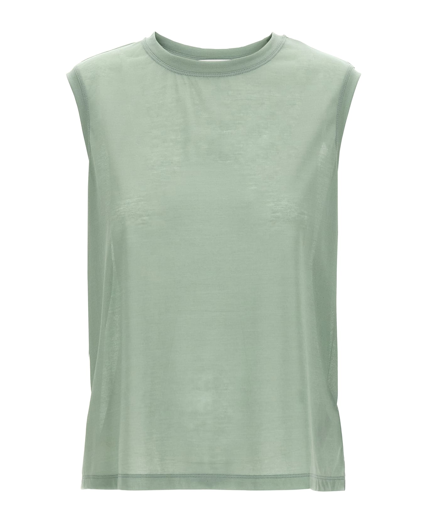 Victoria Beckham Logo Embroidery Top - Green