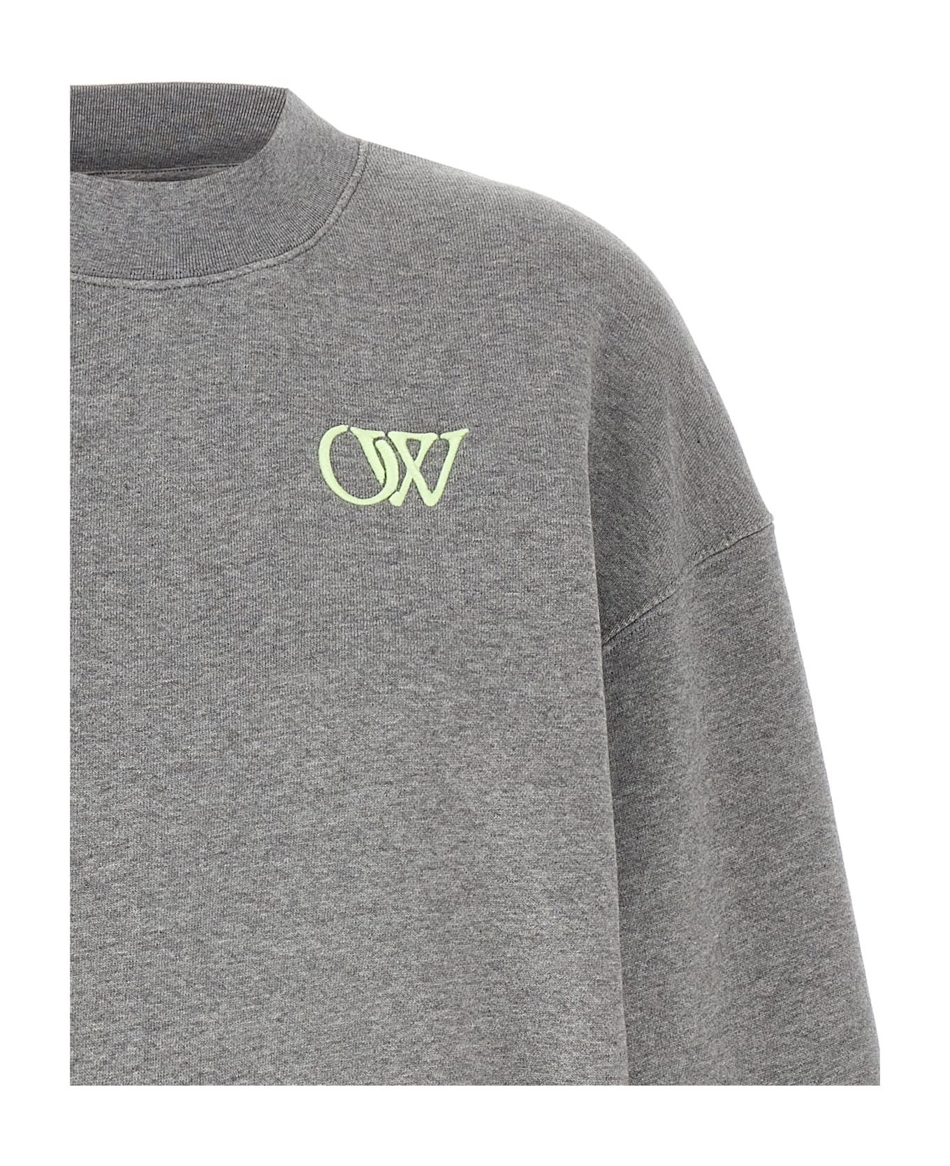 Off-White 
ow
 Embroidered Sweatshirt - Gray