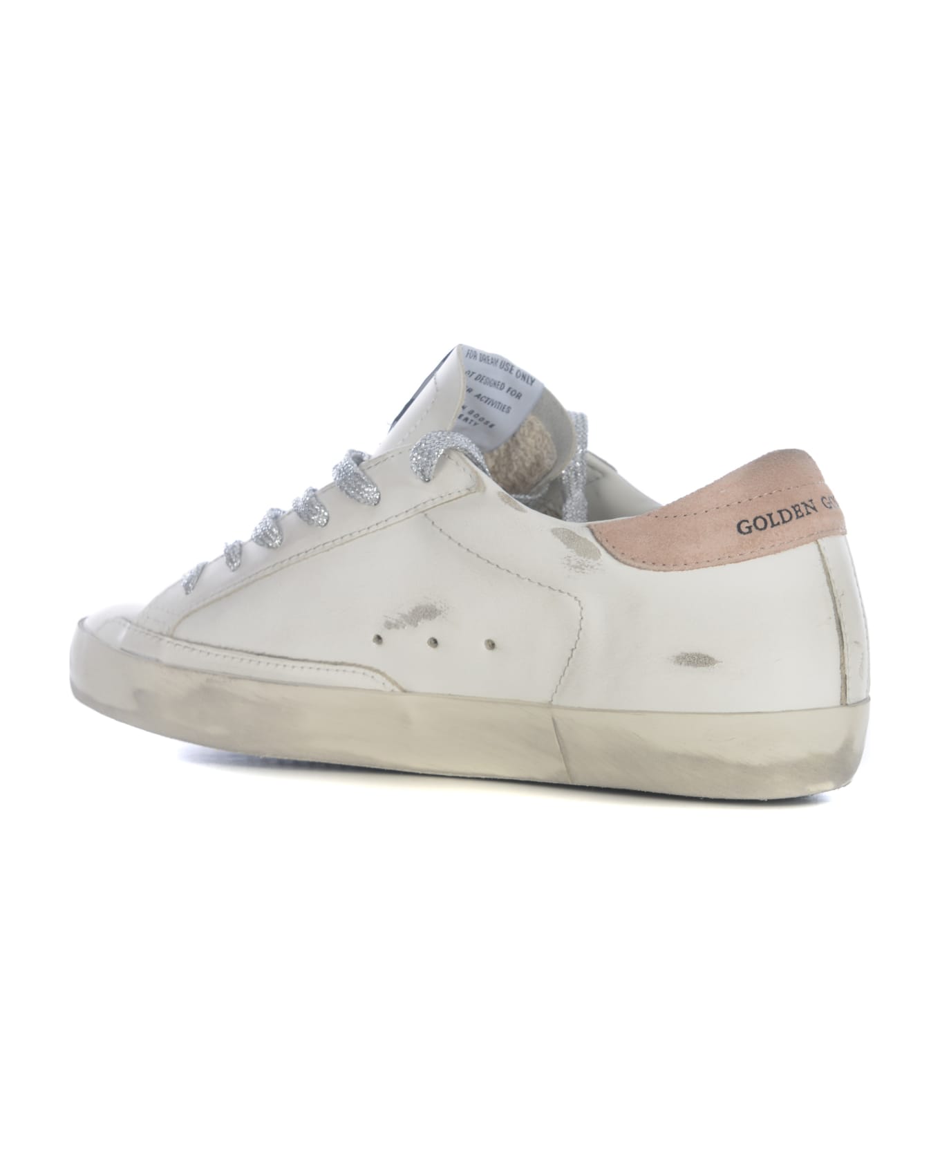 Golden Goose Sneakers Golden Goose "super Star" Made Of Leather - Bianco/rosa