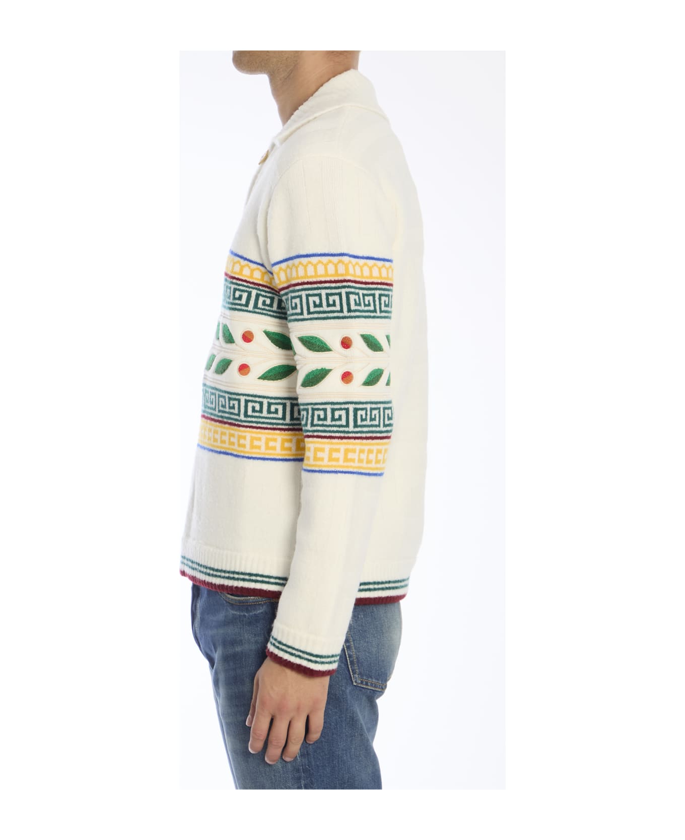 Casablanca Lauriel Olympique Jumper - WHITE