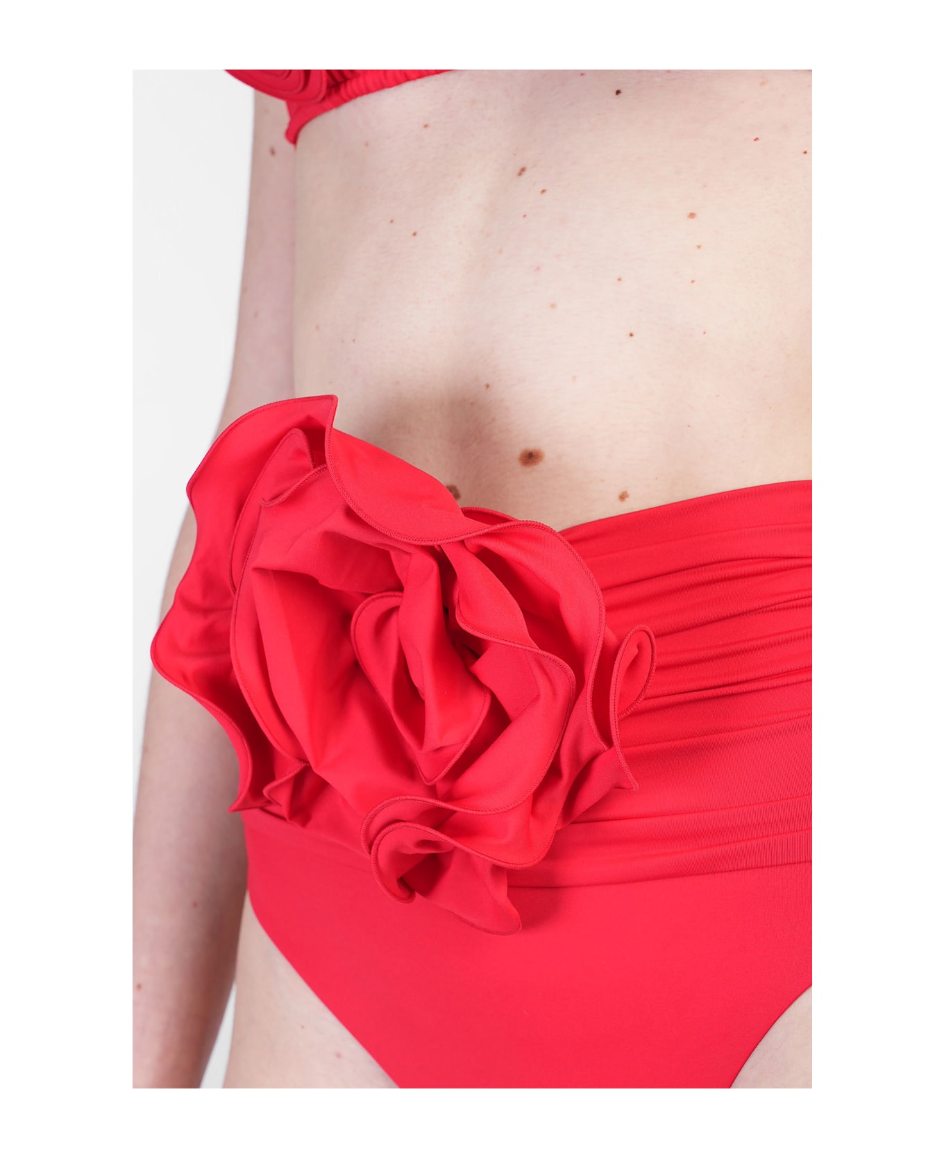 Magda Butrym Swim Bottom 01 Beachwear In Red Polyamide - red