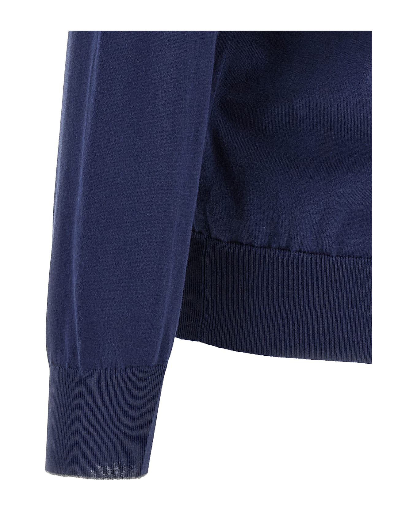 Brunello Cucinelli Cotton Cardigan - Blue