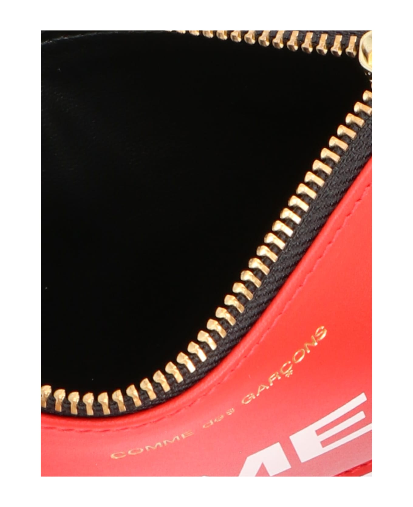 Comme des Garçons Wallet 
huge Logo
 Purse - Red