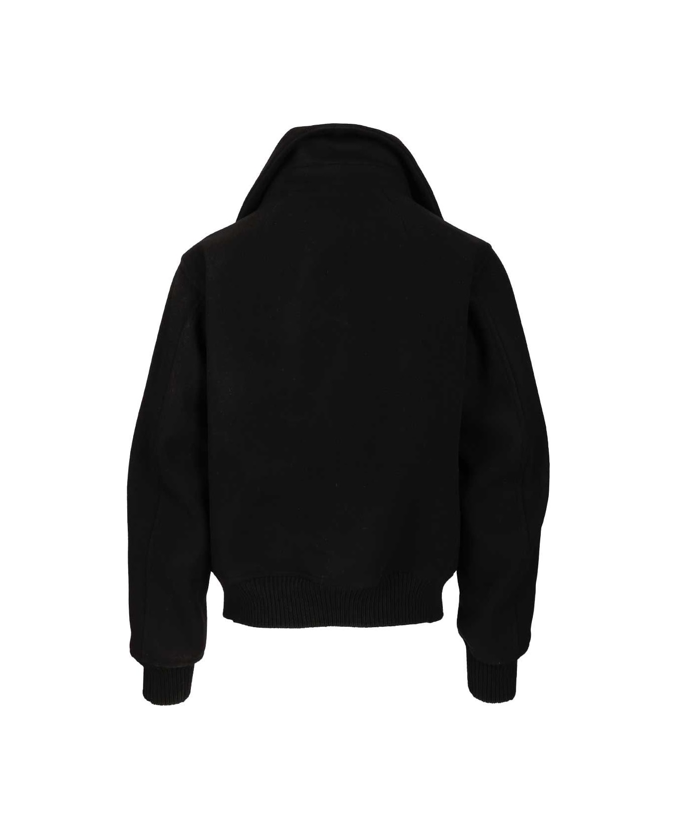 Rick Owens Bomber Blixa Dracucollar - BLACK