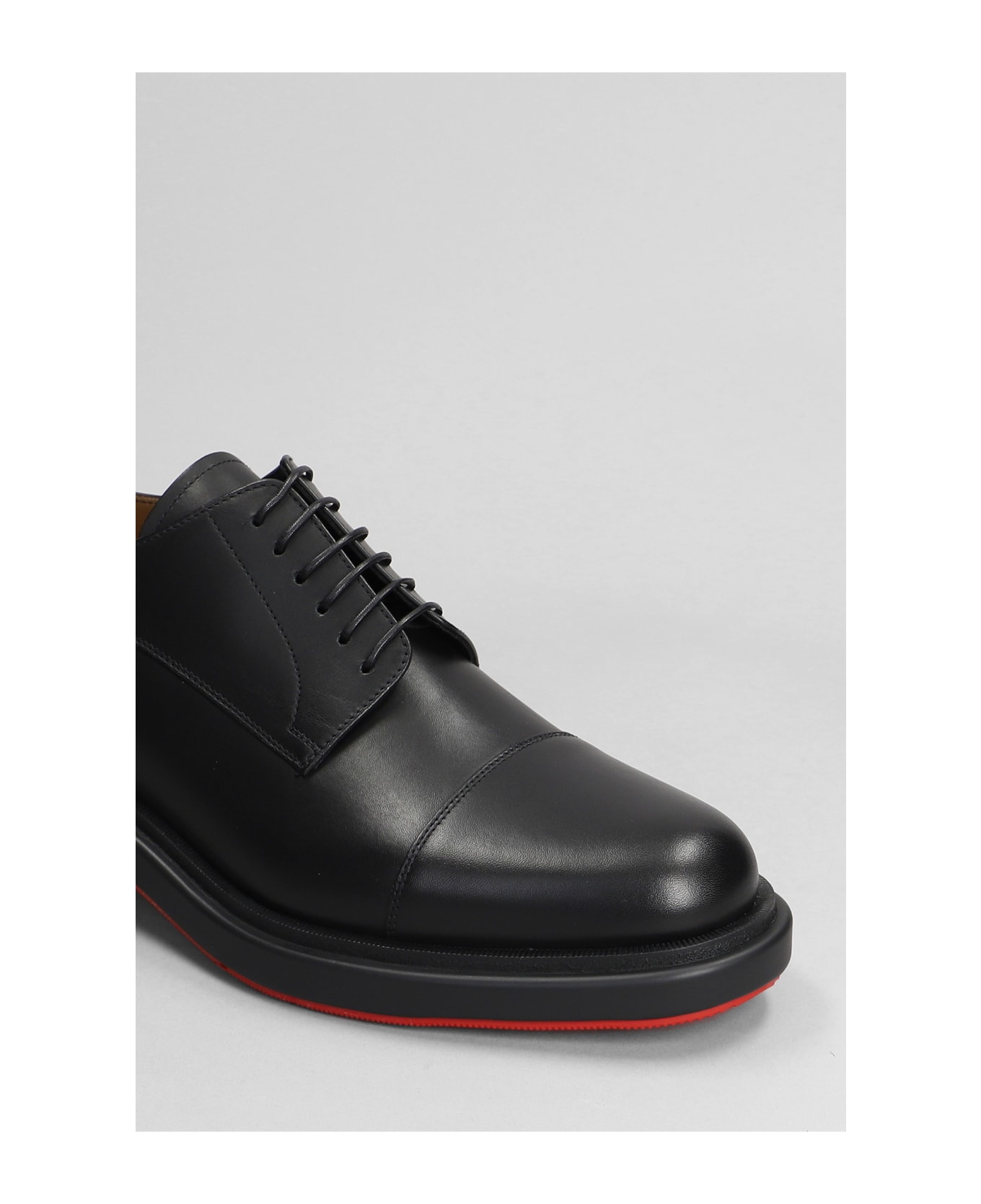 Christian Louboutin 'urbino' Lace Up Shoes - Black