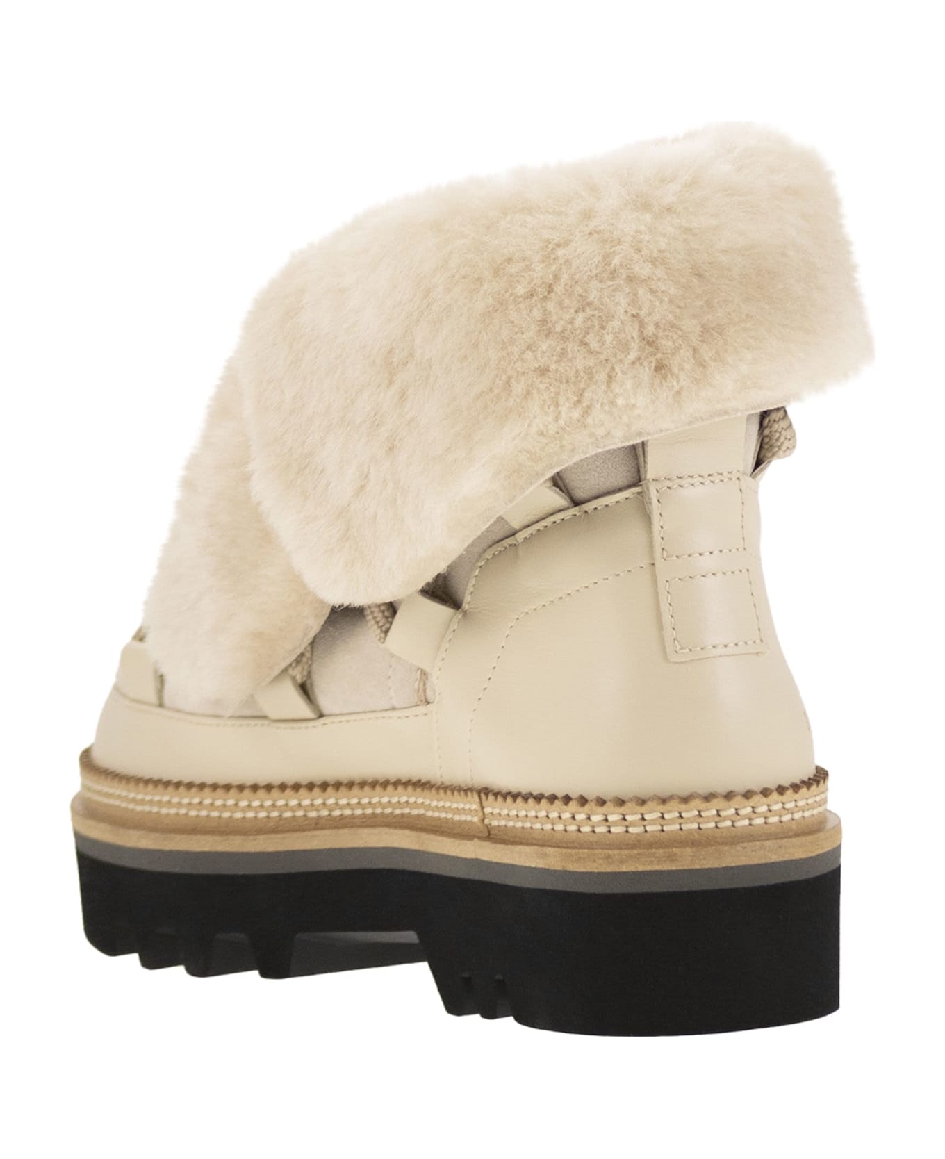 Hogan H675 - After-ski Boots - Light Beige