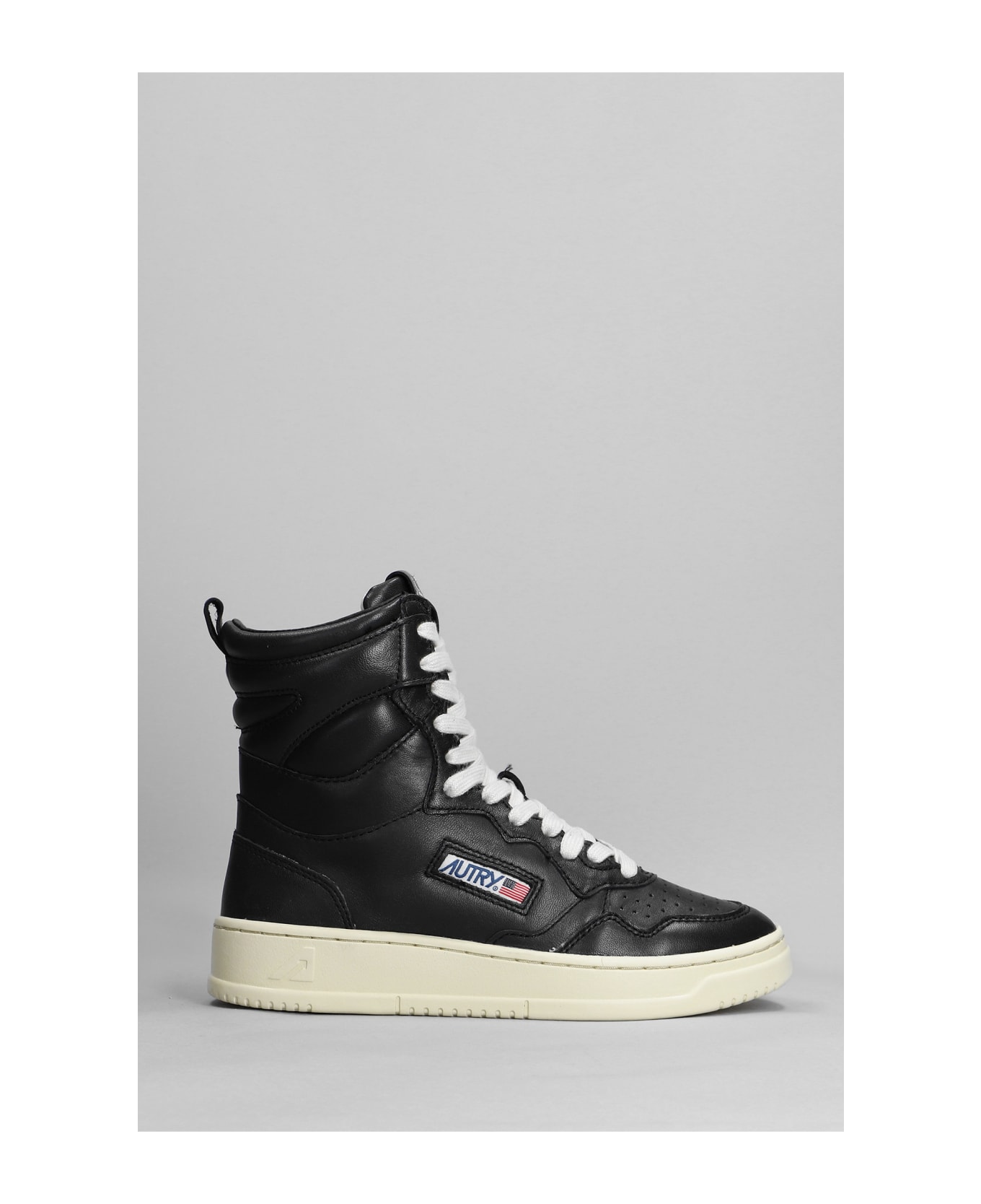 Autry Big One Sneakers In Black Leather | italist, ALWAYS LIKE A SALE