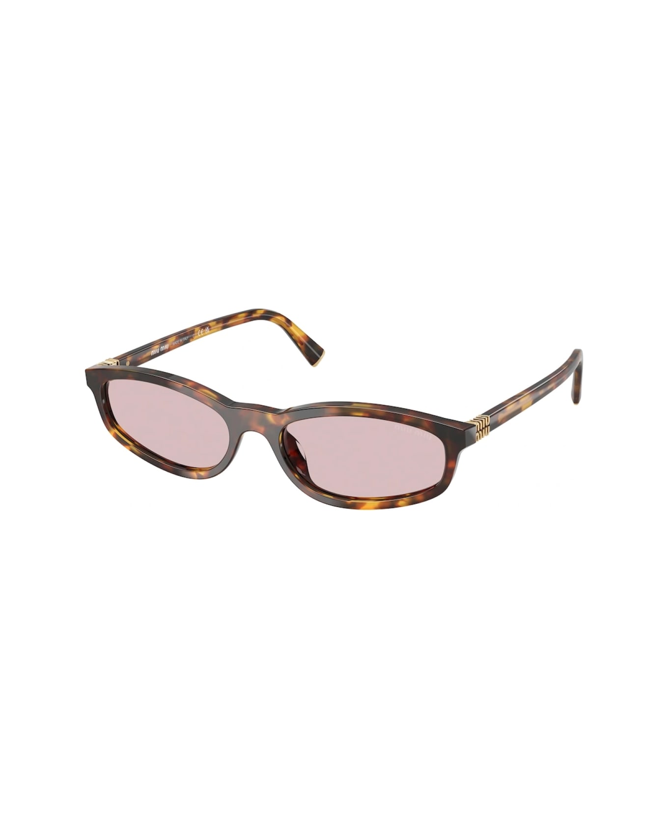 Miu Miu 0mu A06s 14l4i0 Havana Miele Sunglasses - Havana