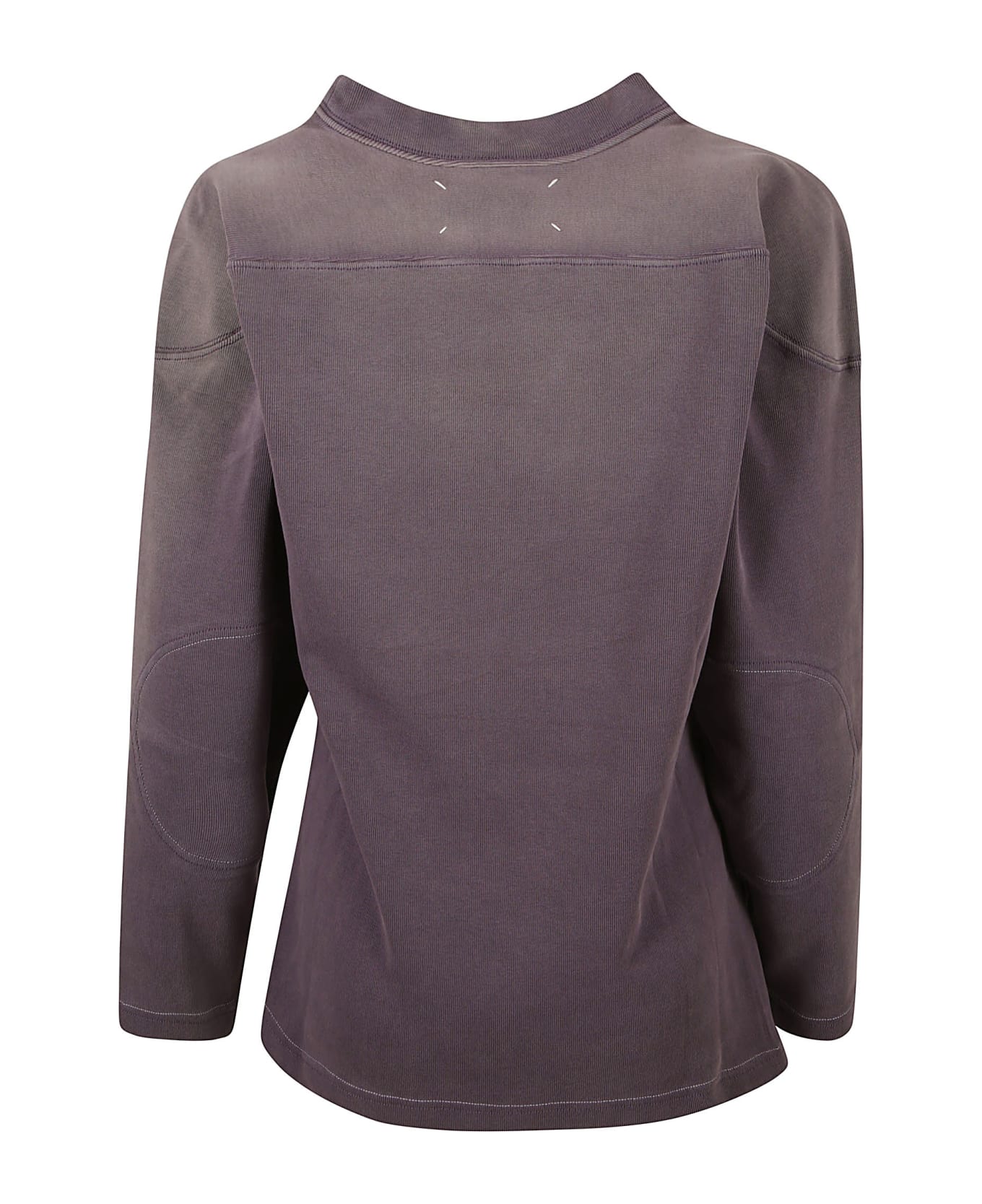 Maison Margiela Logo Sweatshirt - Aubergine