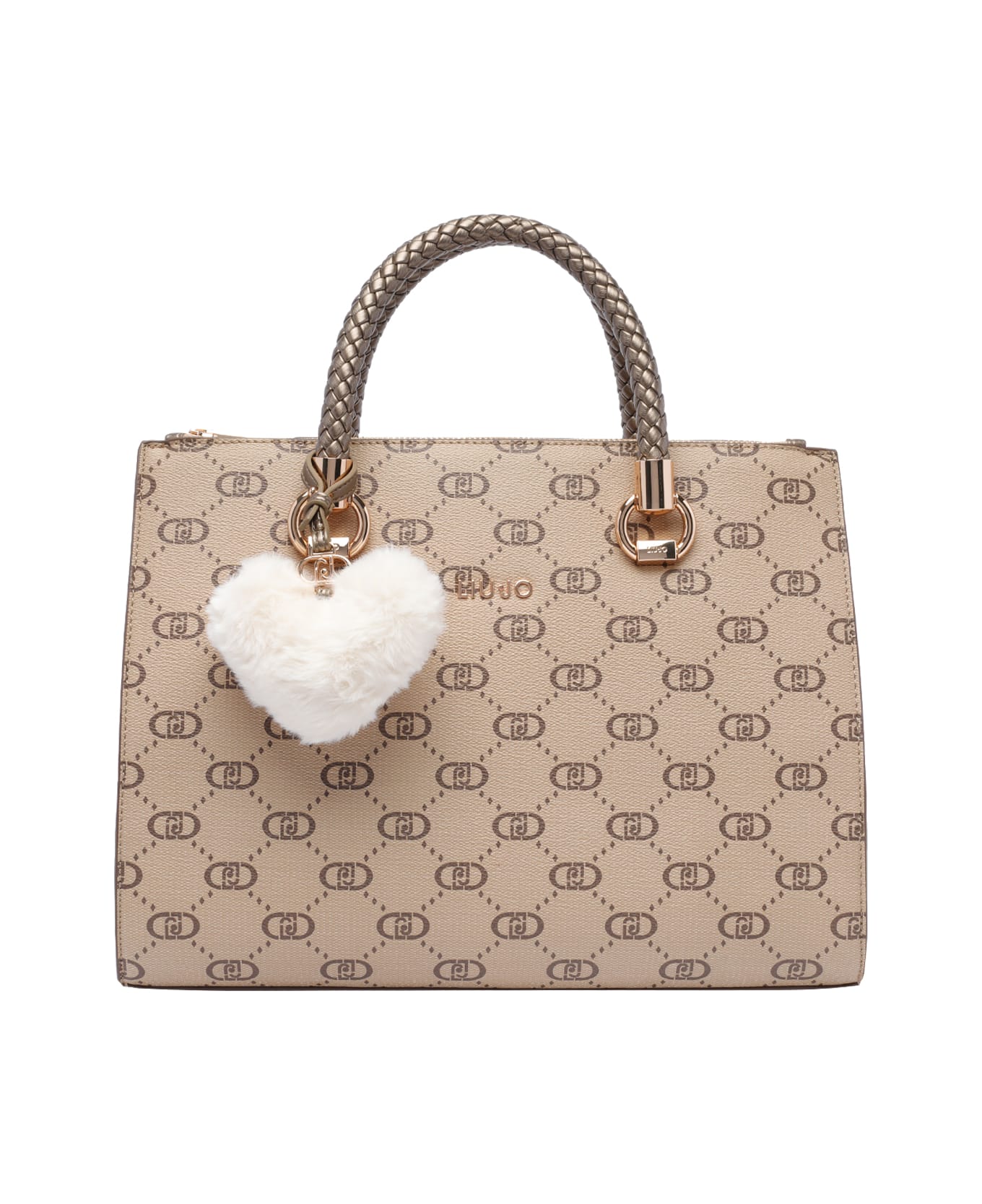 Liu-Jo Medium Satchel Bag - Beige