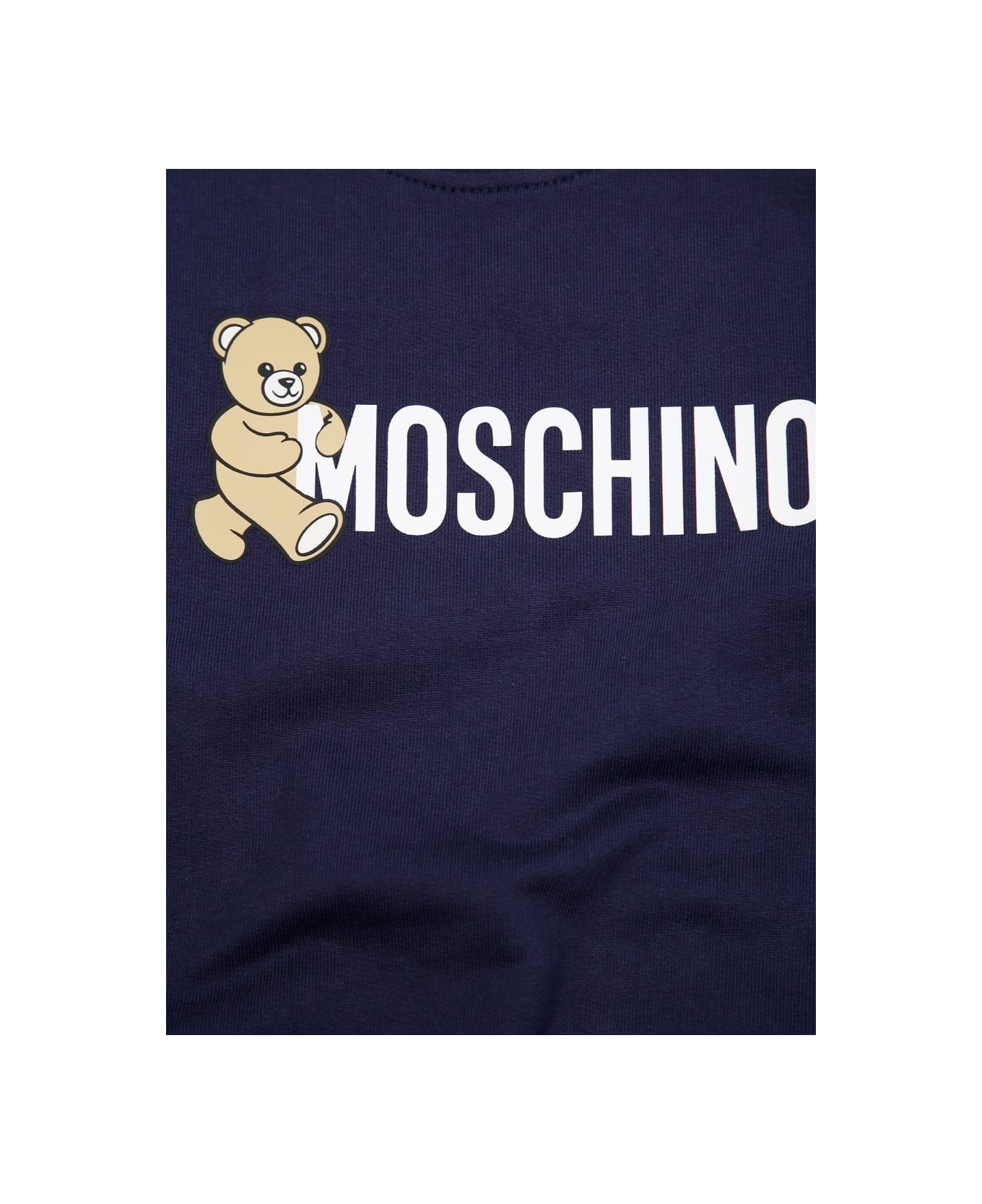 Moschino Sweatshirt With Logo - BLUE
