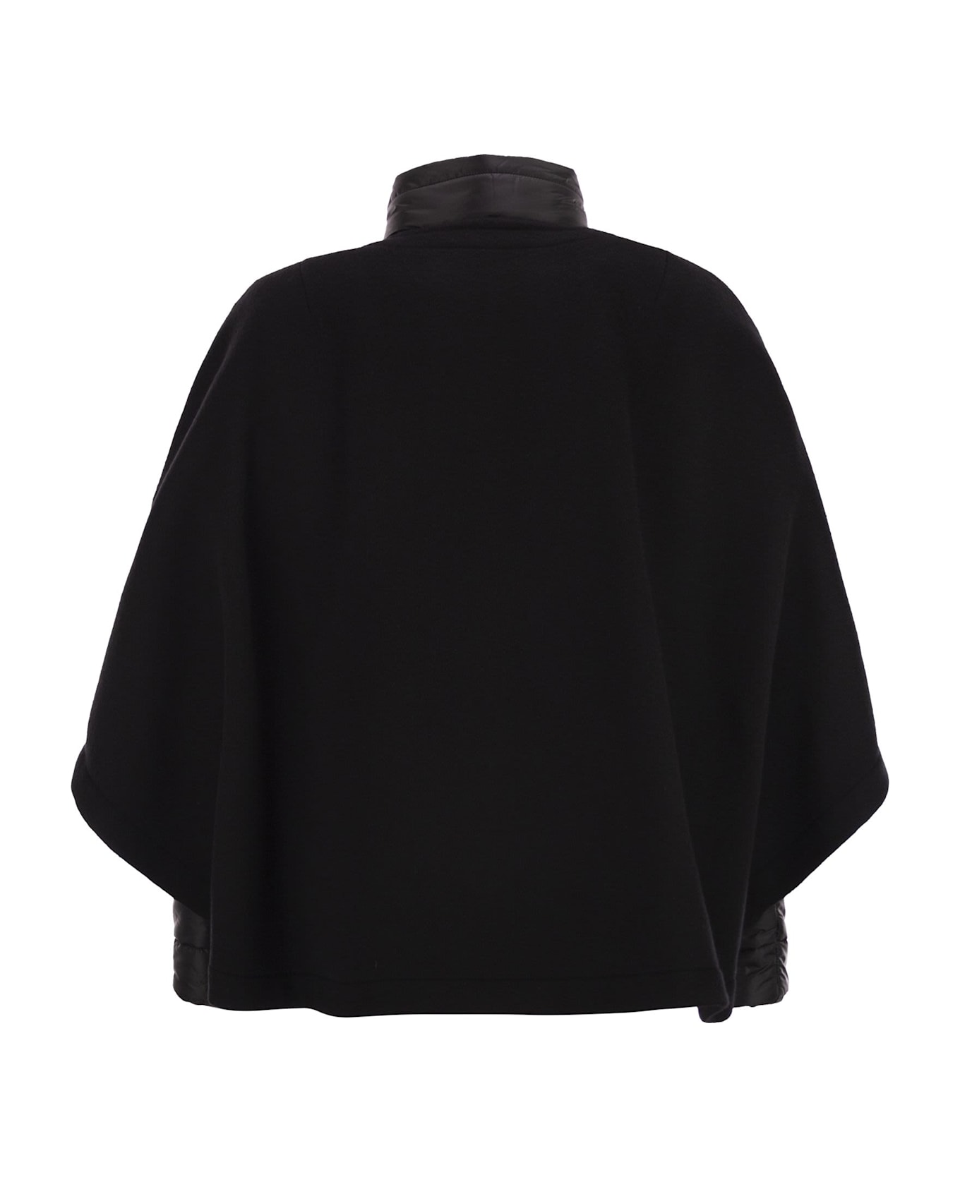 Fay 3-in-1 Double-sided Wool And Cashmere Cape - Black