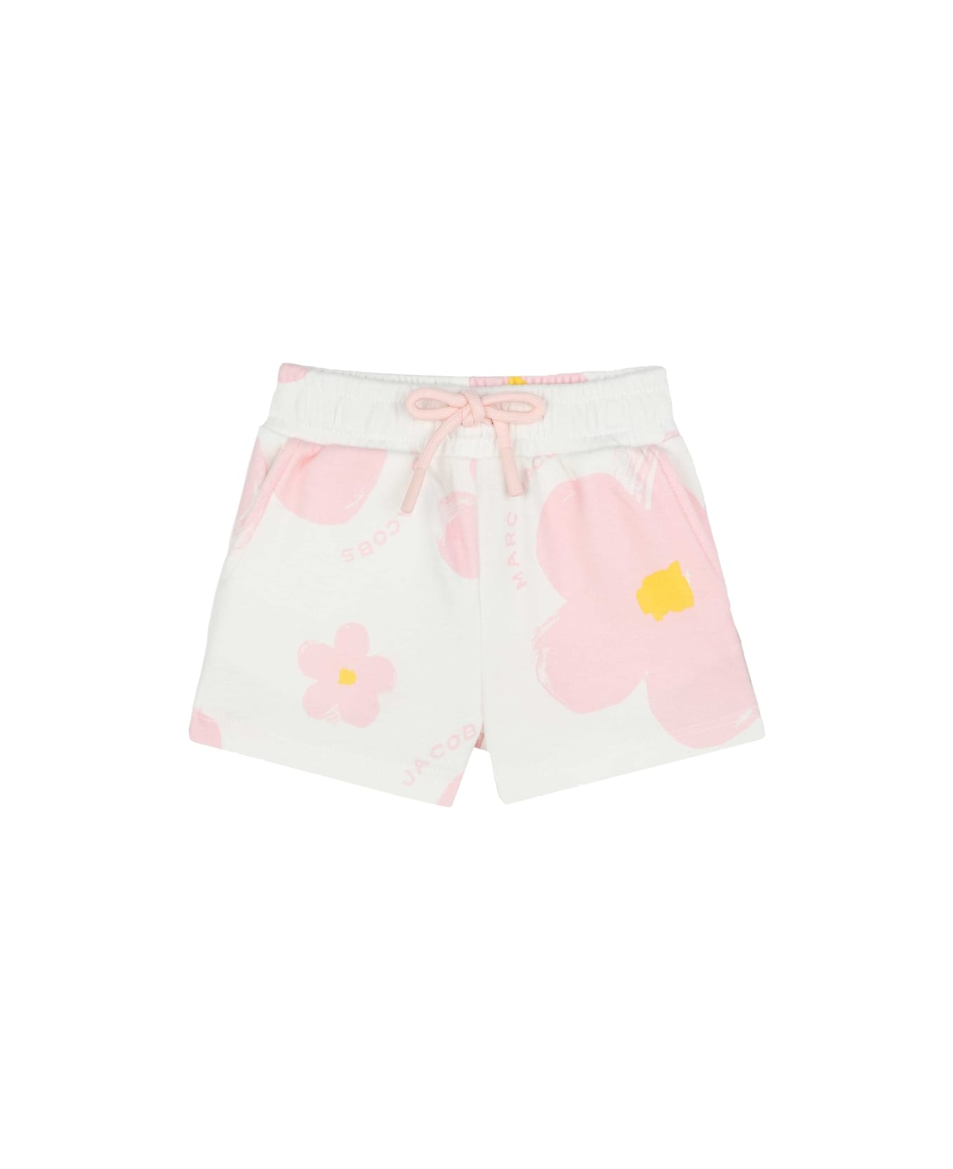 Marc Jacobs T-shrt Set With Bermuda Shorts - PINK