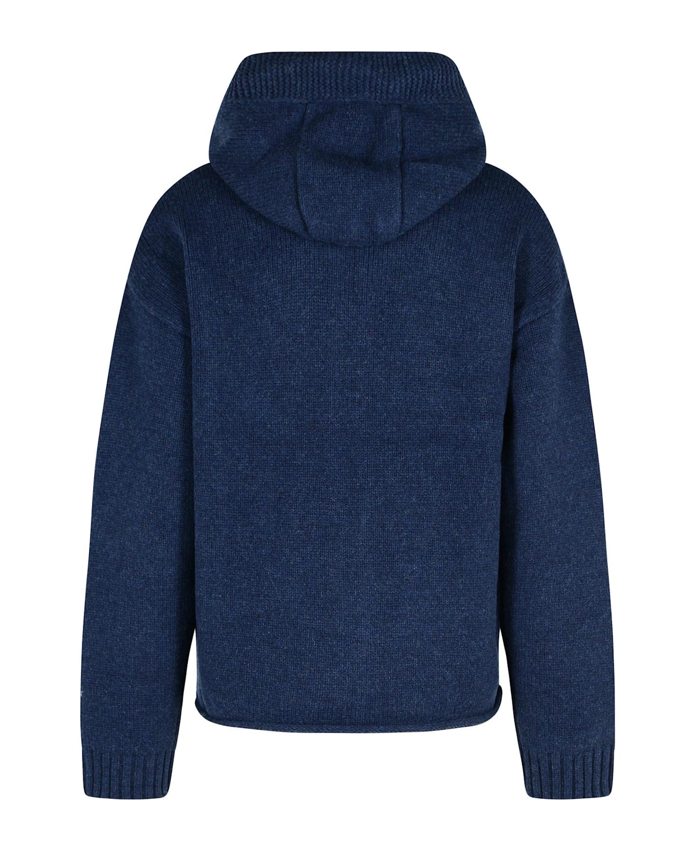 J.W. Anderson Blue Wool Sweater - STEEL BLUE
