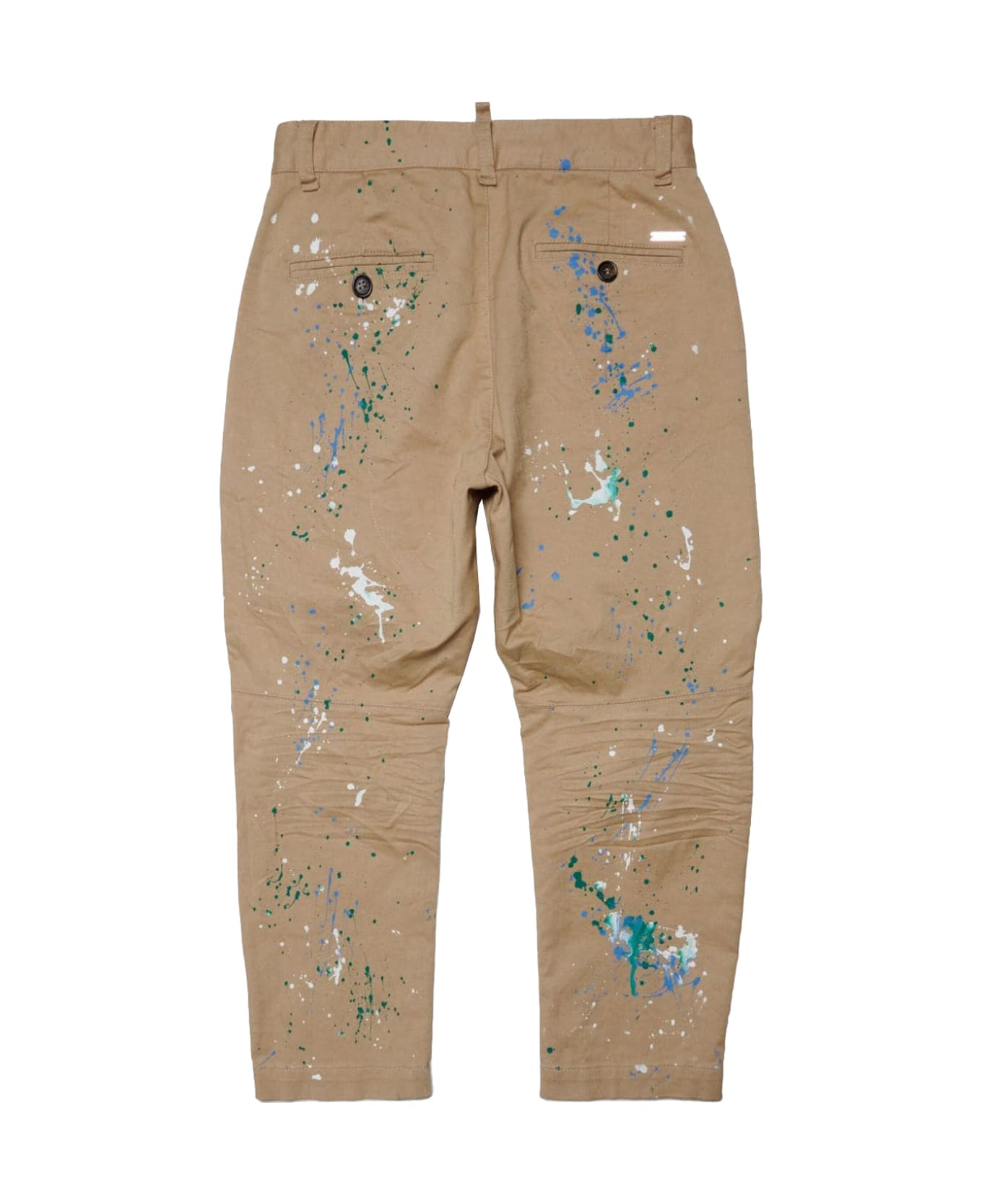 Dsquared2 Stretch Cotton Pants - Beige ボトムス