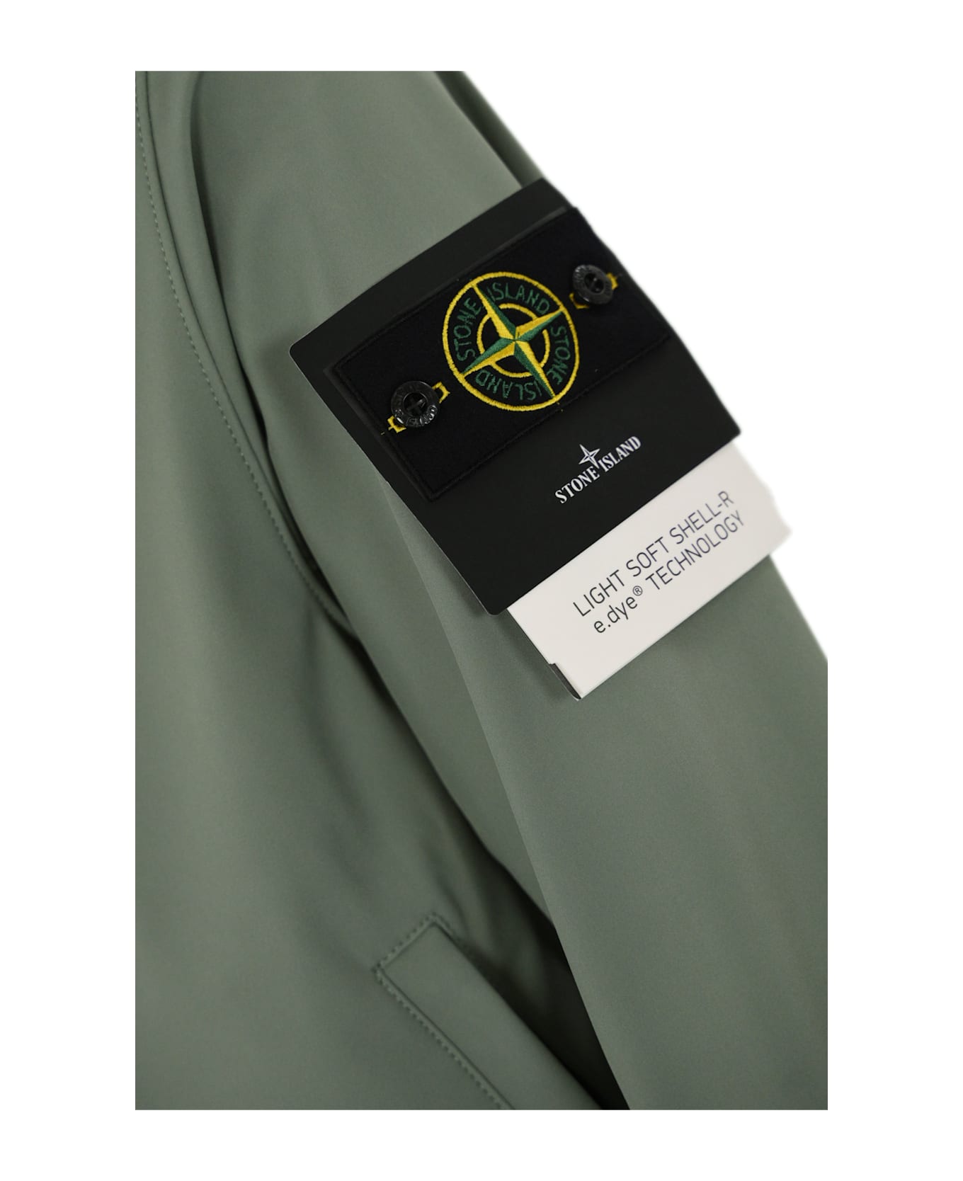 Stone Island Light Soft Shell Jacket 4100090 - Sage