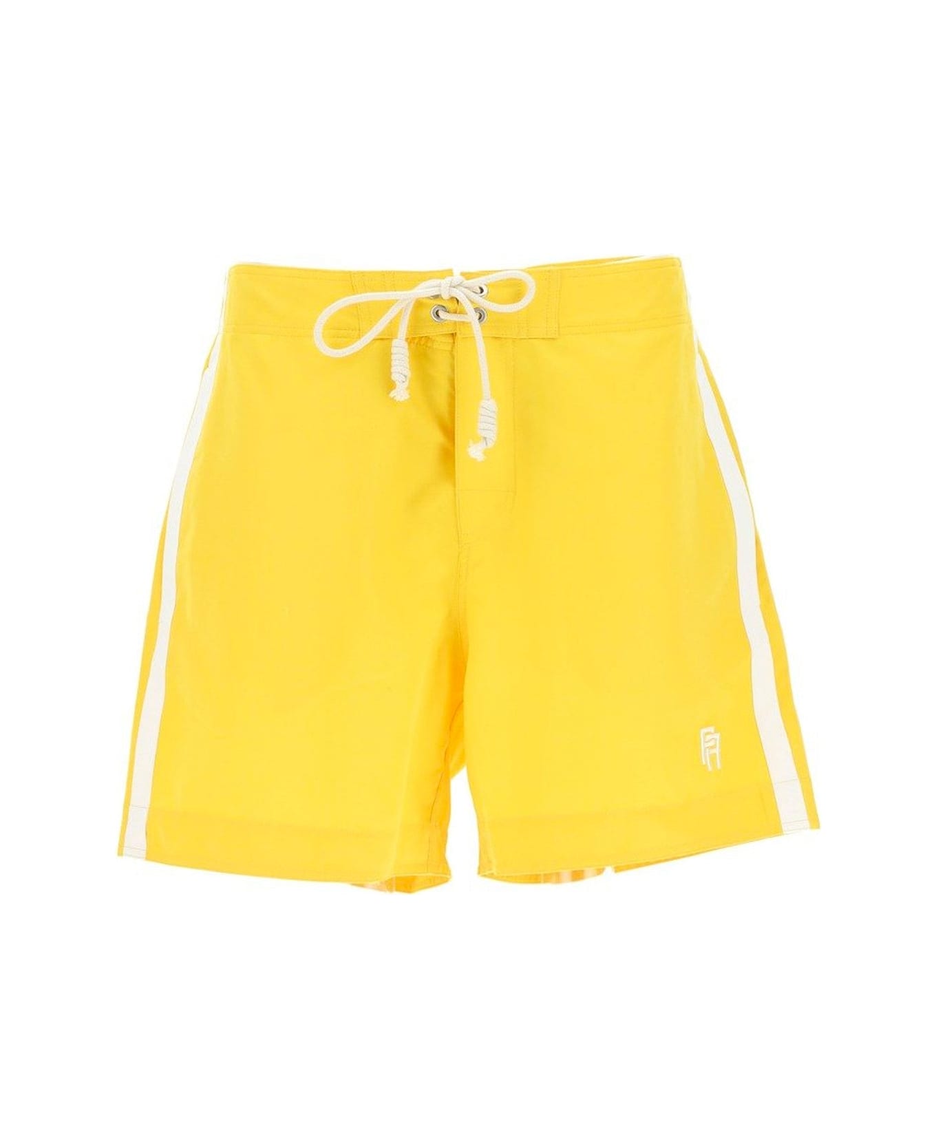 Palm Angels Swim Shorts - Yellow ショートパンツ