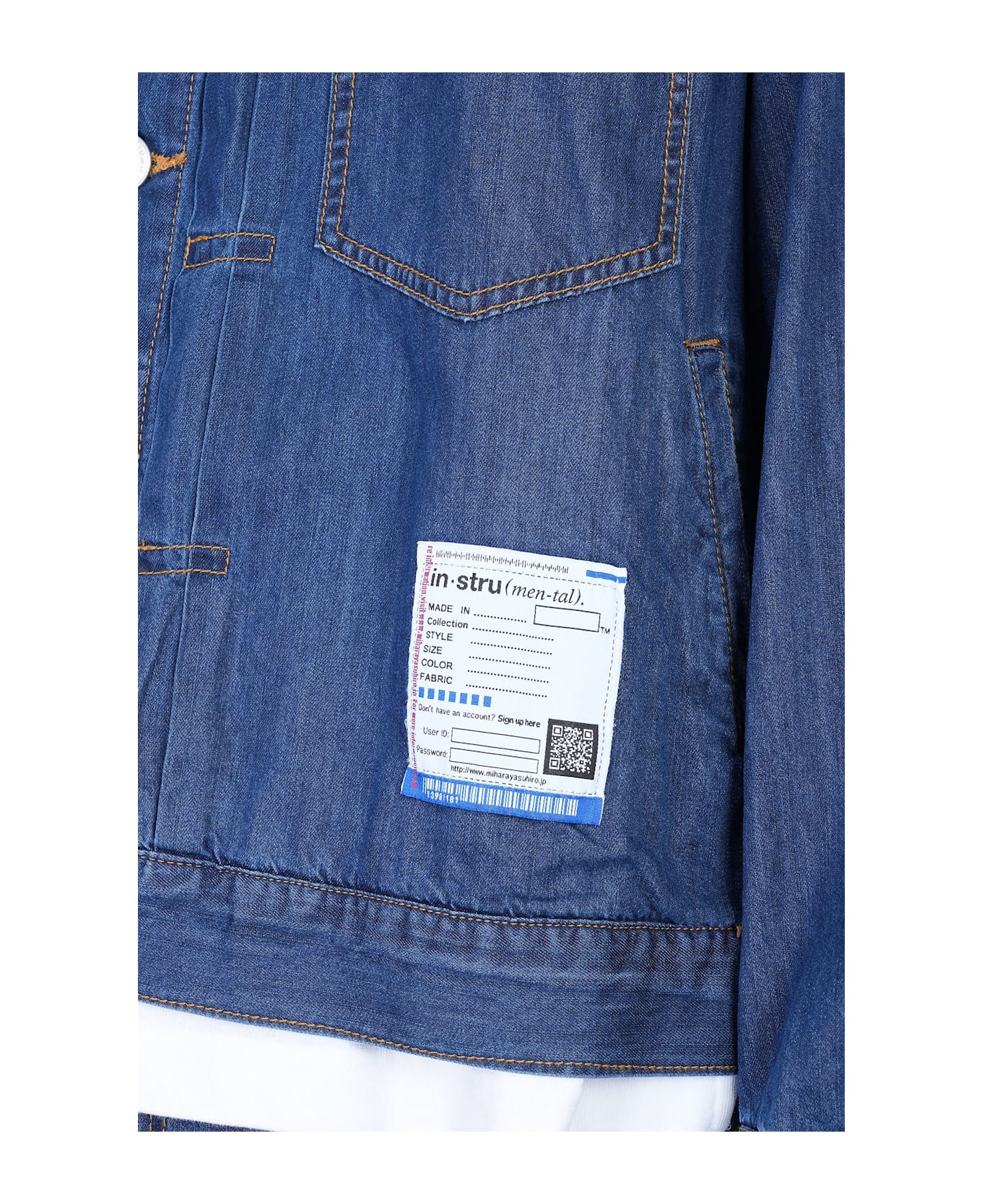 Mihara Yasuhiro Denim Jackets In Blue Cotton - blue