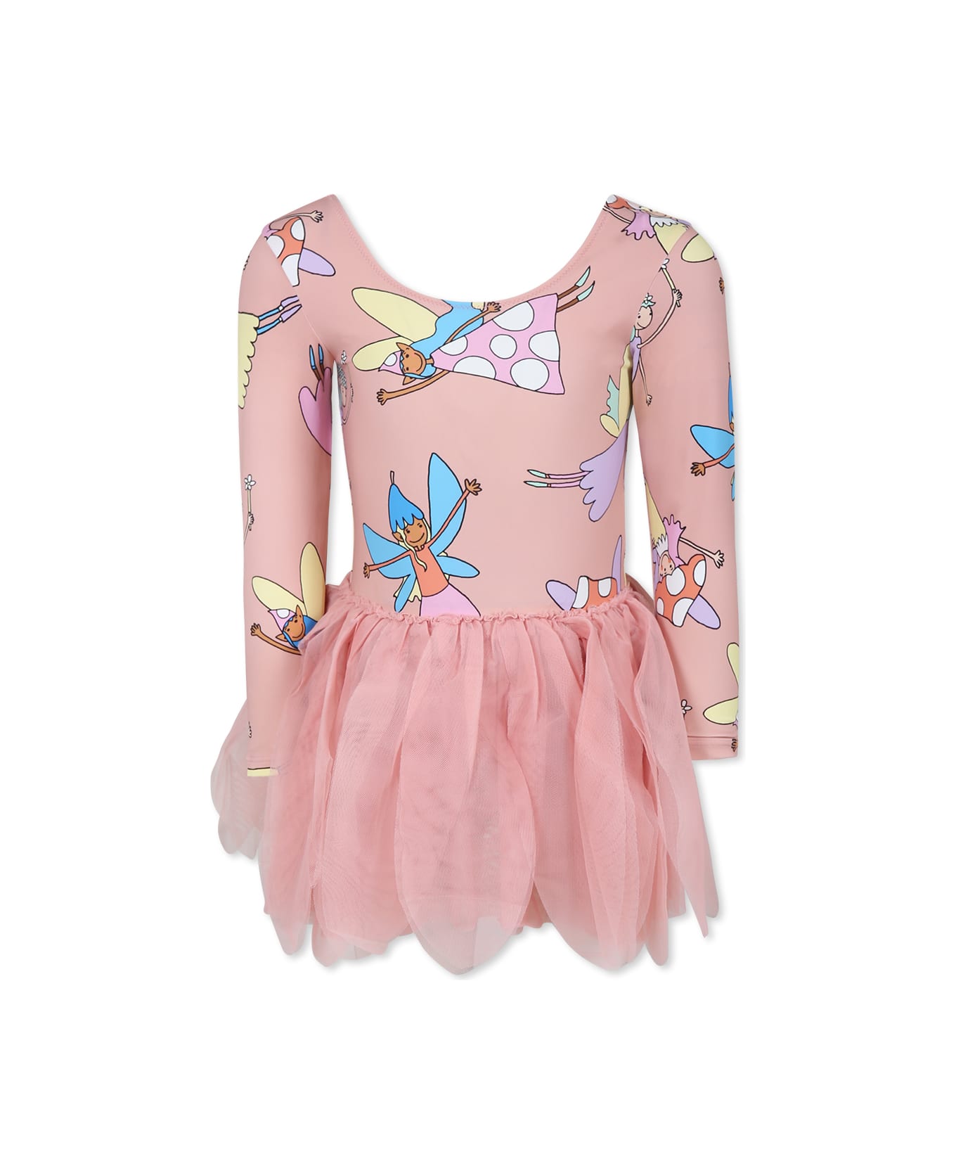 Stella McCartney Kids Pink Dress For Girl With Fairies - Pink