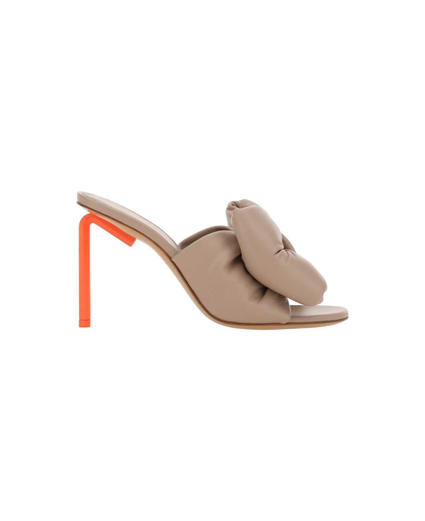 Off-White Allen Bow Mules - Beige Orange