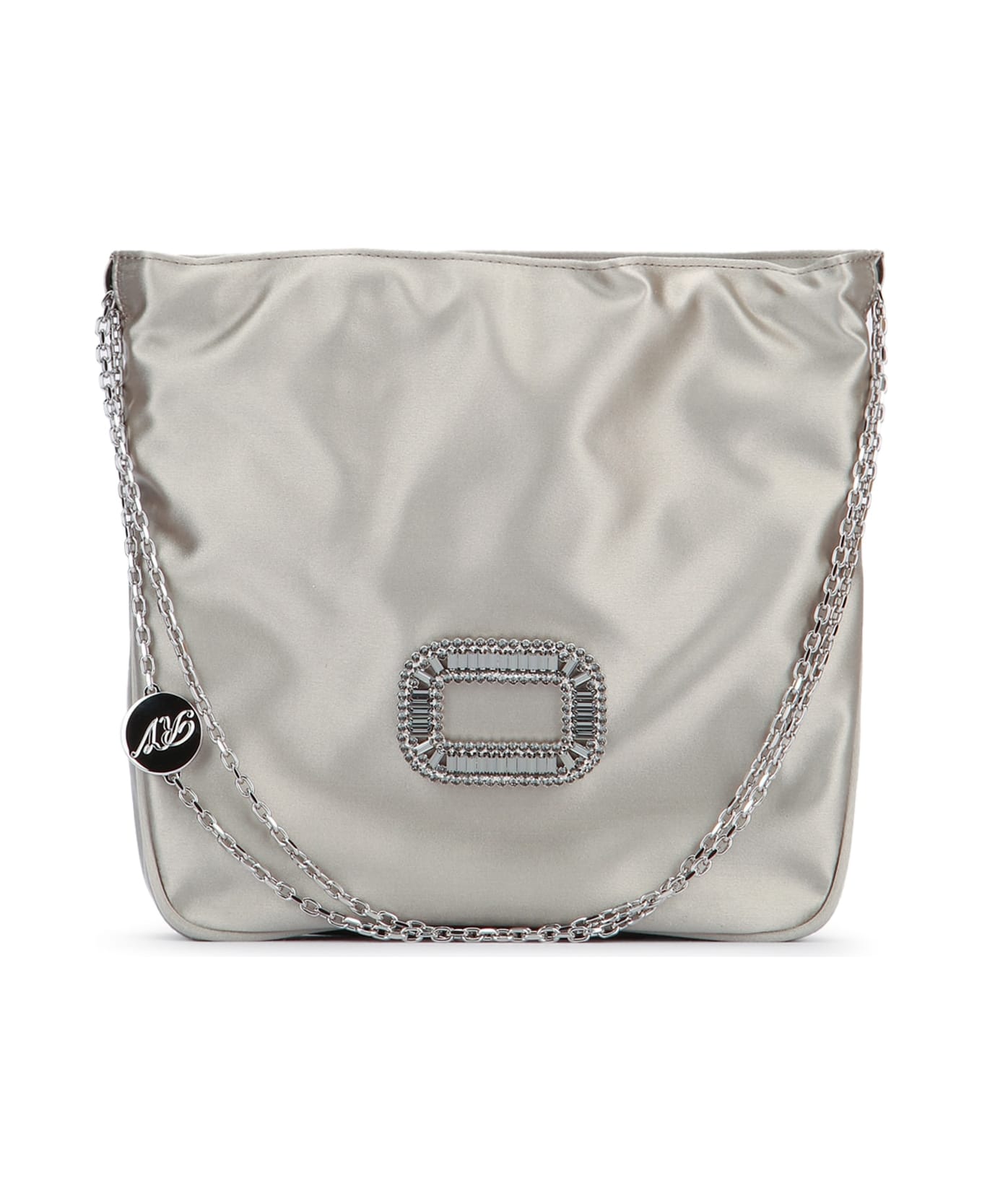 Roger Vivier Pilgrim Pocket Mini - GRIGIOPERLA