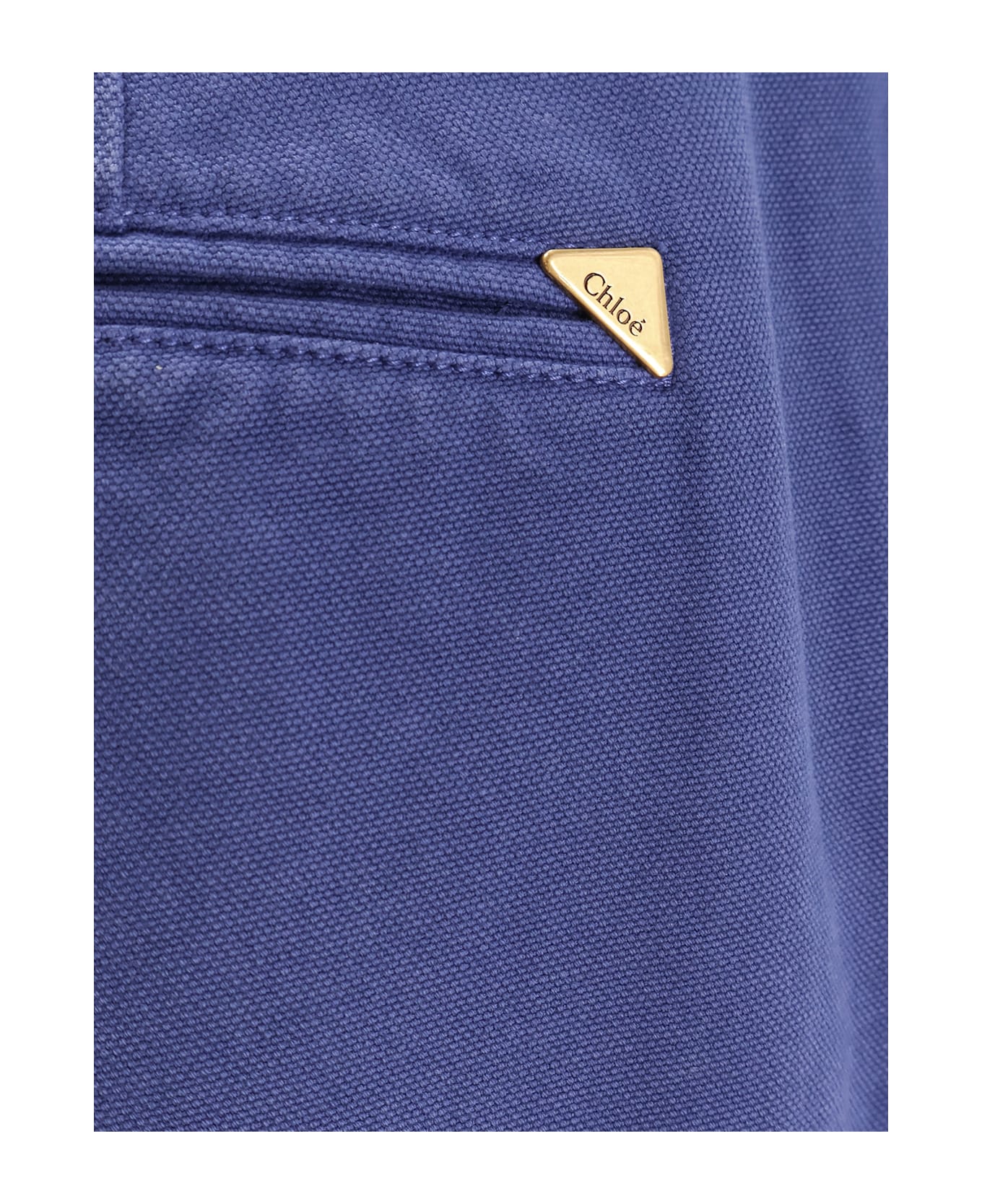 Flared Bottom Denim Trousers
