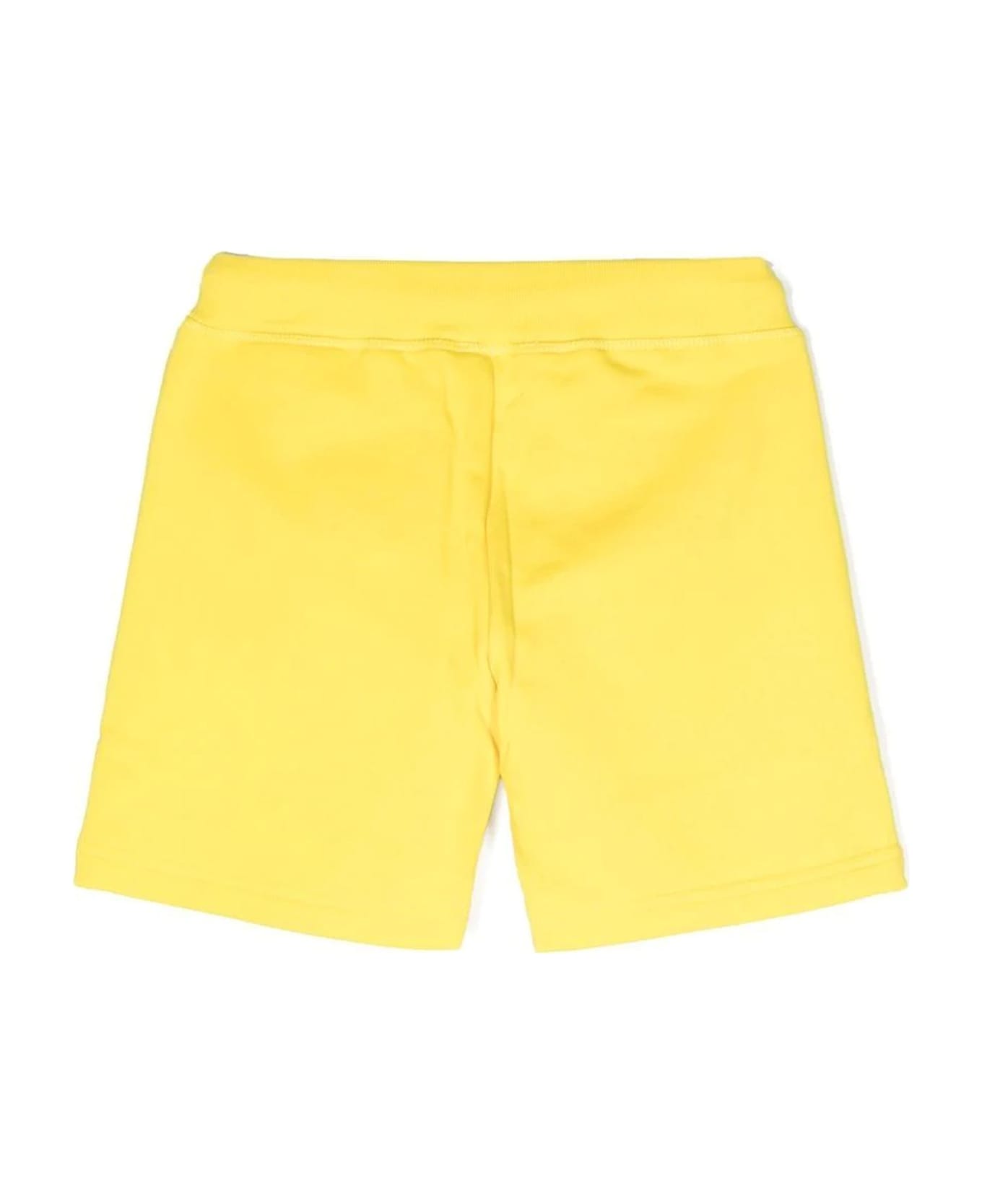 Dsquared2 Yellow Cotton Shorts - Giallo