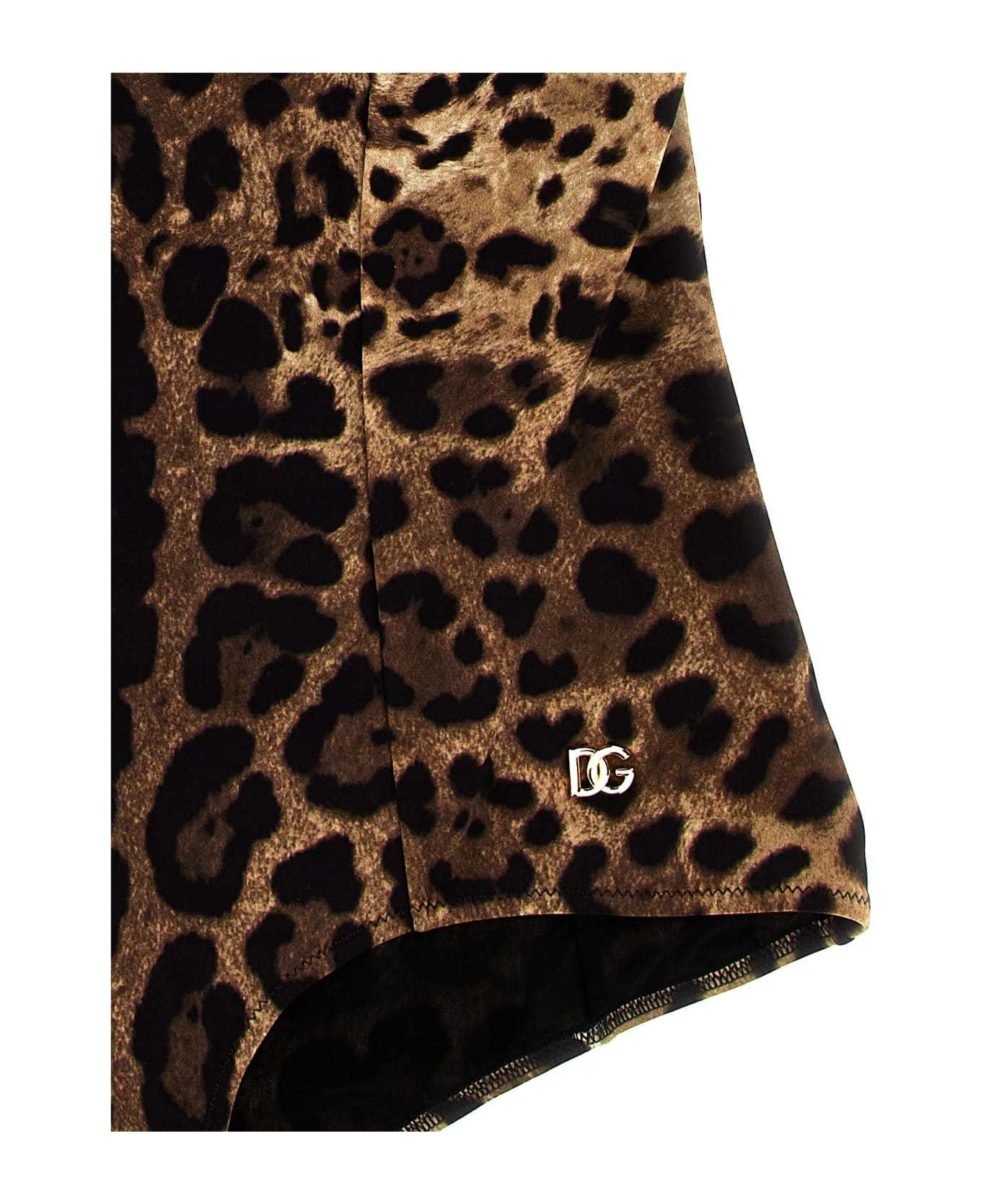 Dolce & Gabbana 'leopardo' One-piece Swimsuit - Multicolor