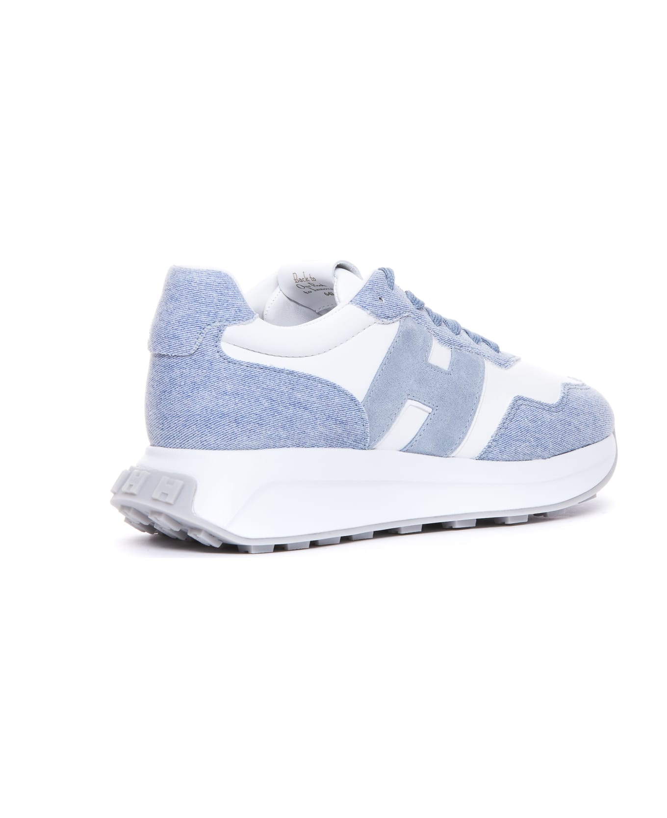 Hogan H641 H Patch Sneakers - Blue