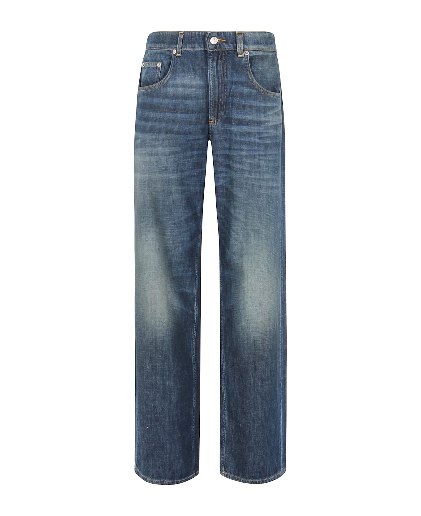 Department Five Pop Pantalone Gamba Ampia - Blu