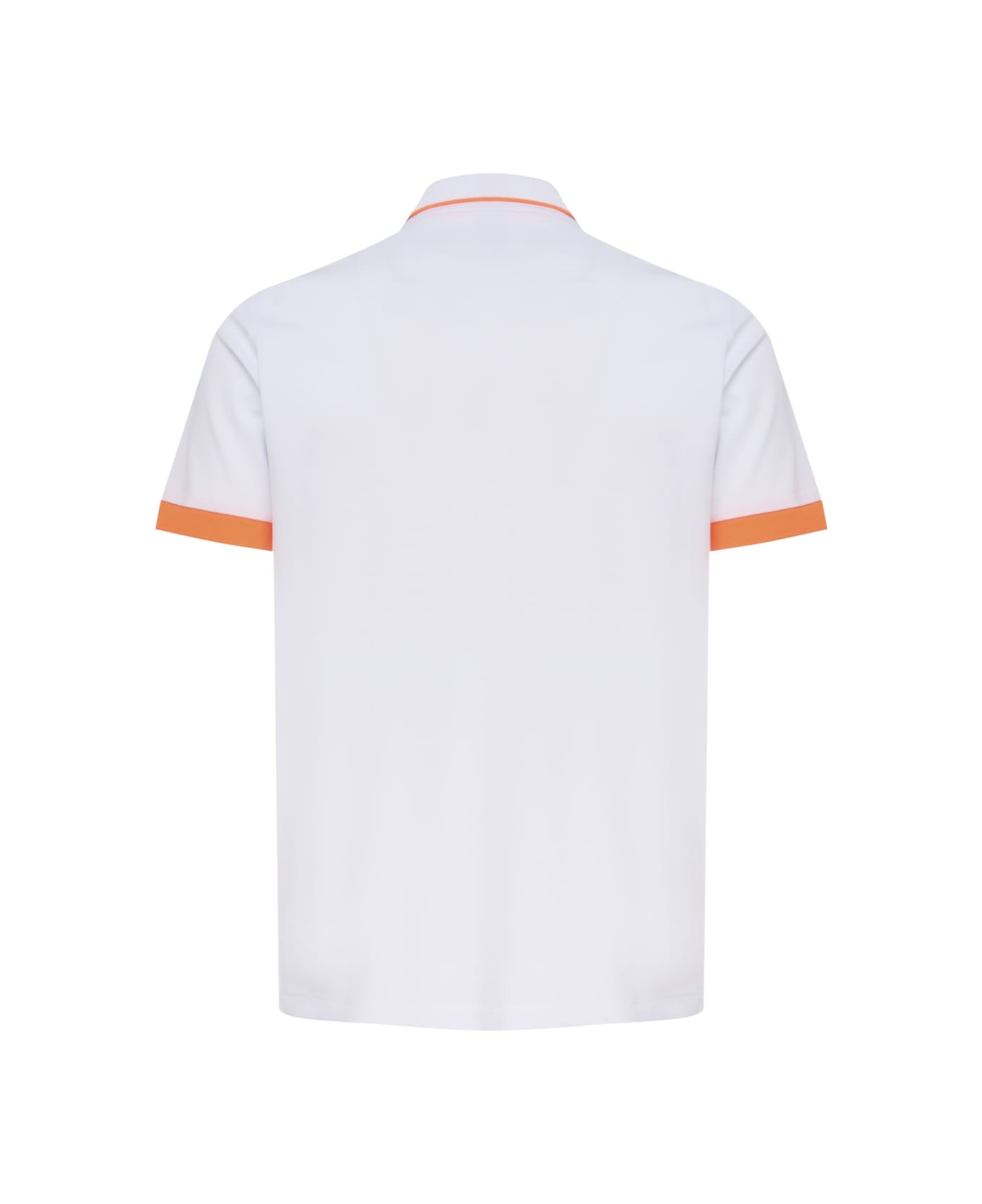 Sun 68 Polo T-shirt In Cotton - White