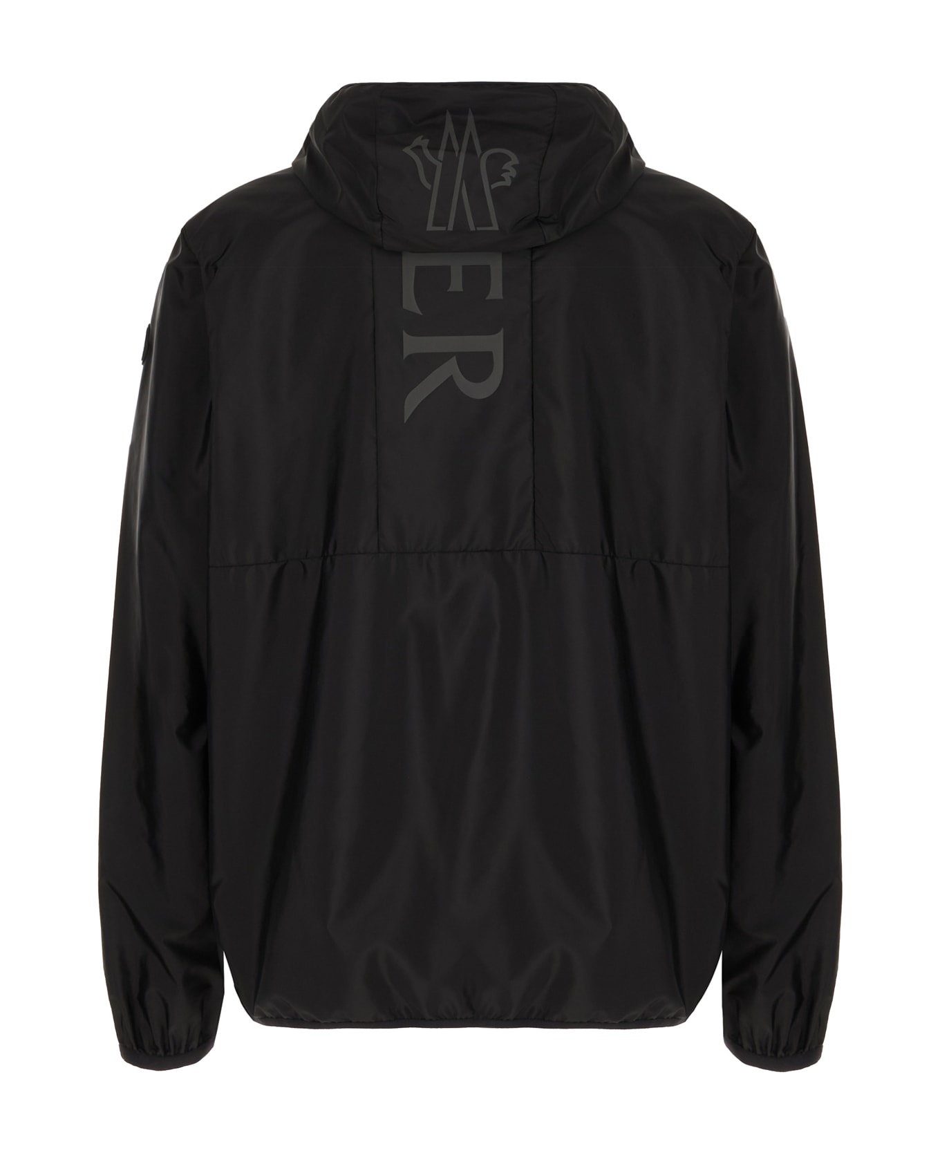 Moncler Black Nylon Garnier Jacket - BLACK