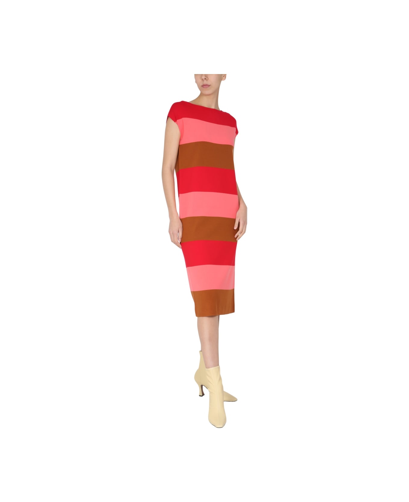Woolrich Long Knit Dress - MULTICOLOUR ワンピース＆ドレス