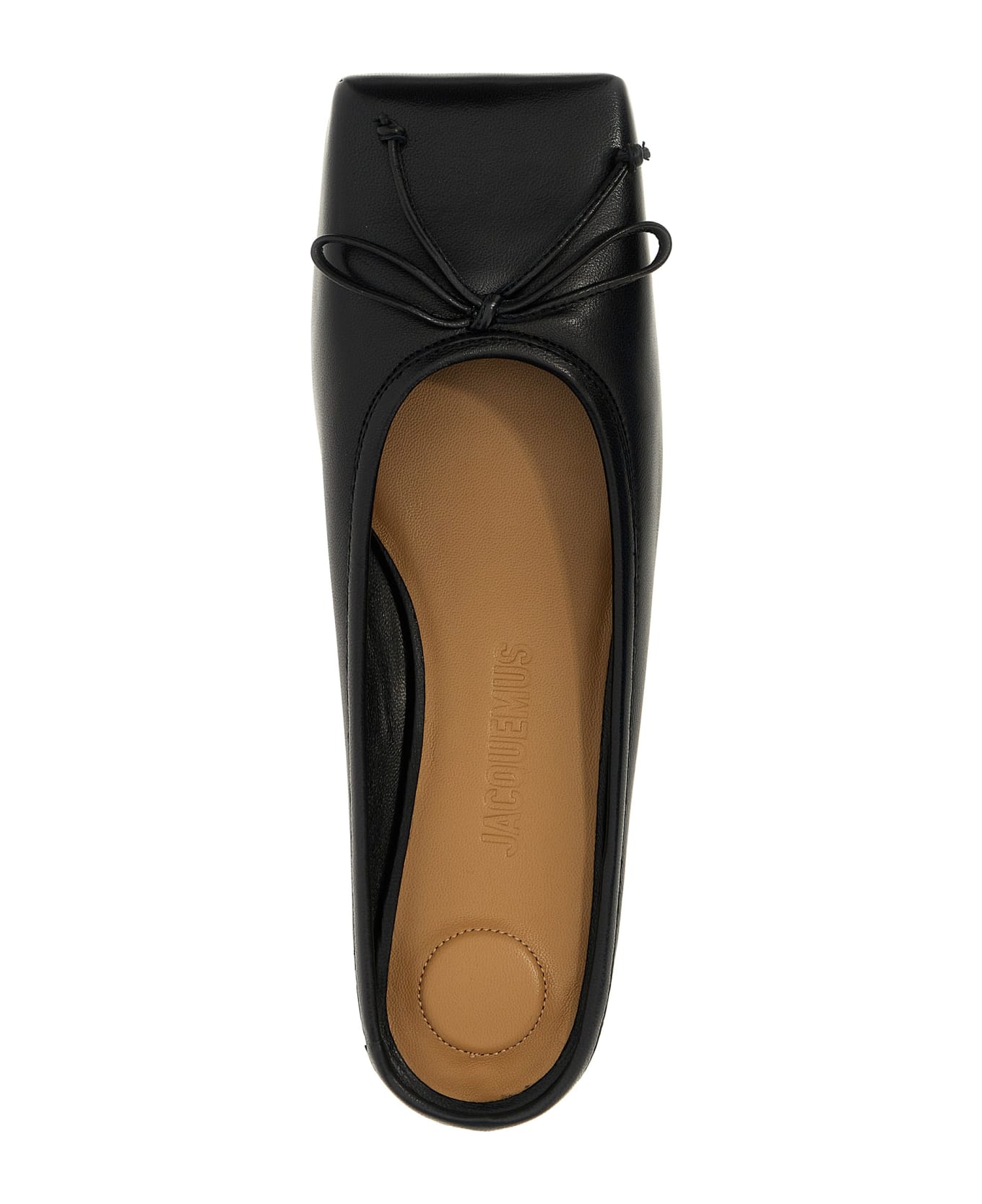 Jacquemus 'les Mules Plates Ballet' Ballet Flats - Black  