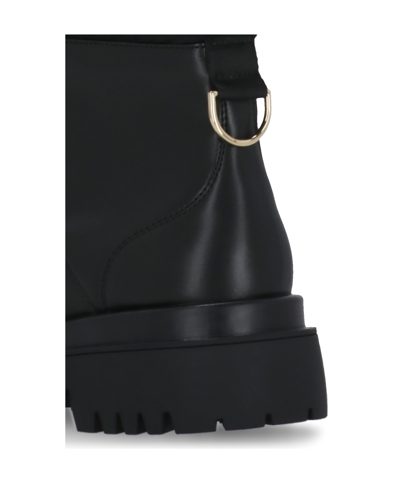 Versace Jeans Couture Ankle Boots With Padded Ends - Black