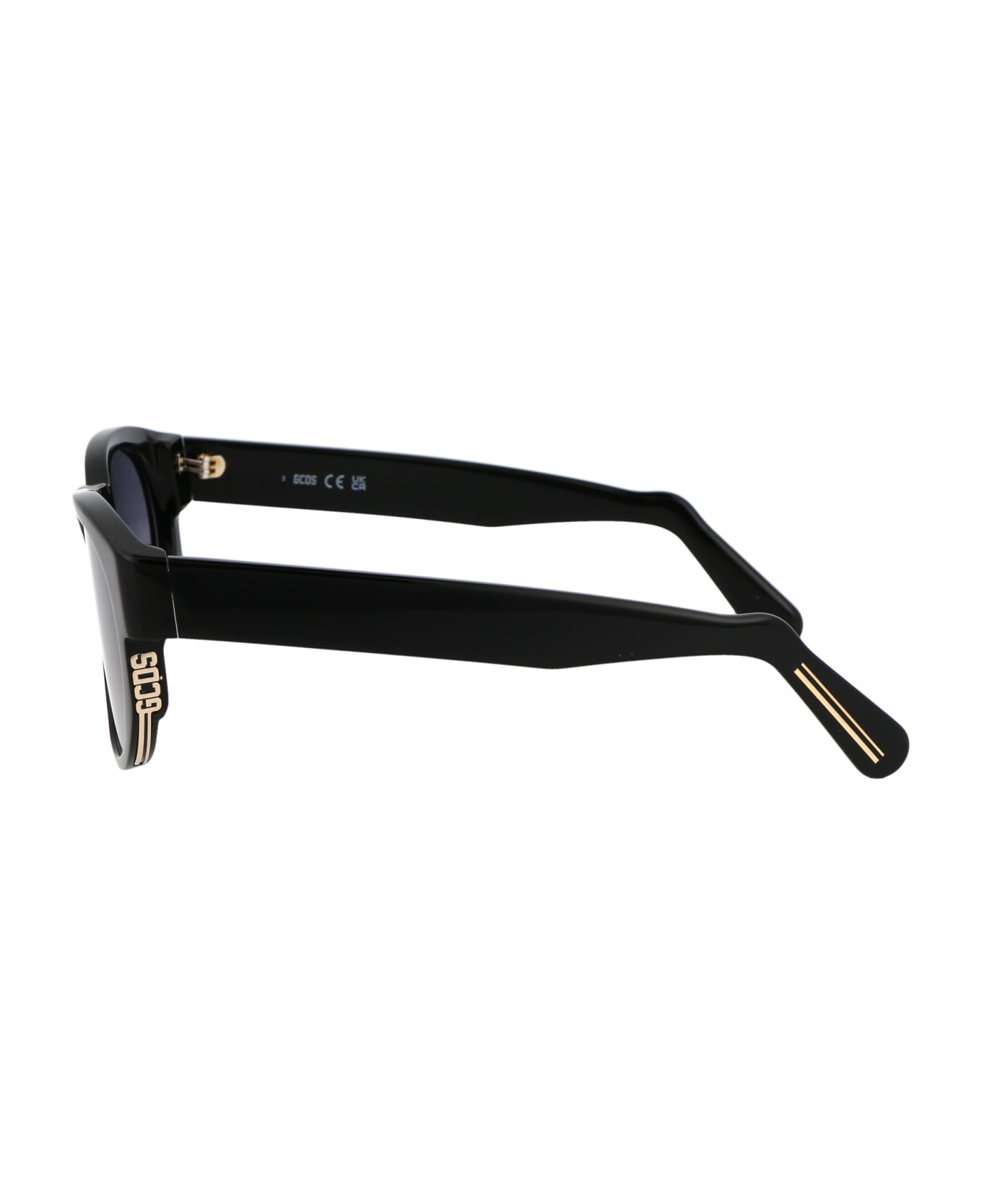 GCDS Gd0011 Sunglasses - 01B Nero Lucido/Fumo Grad