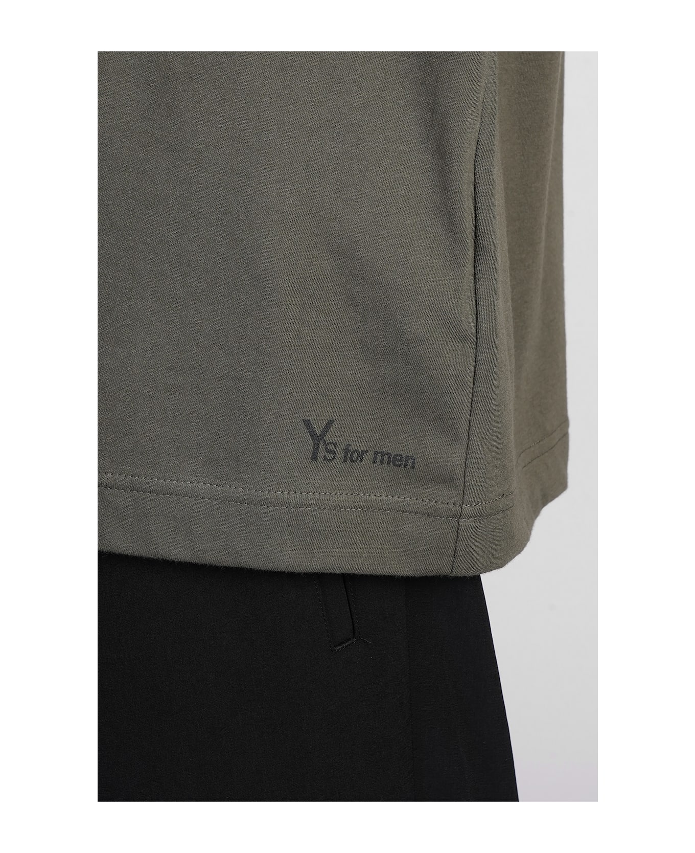 Yohji Yamamoto T-shirt In Green Cotton - green