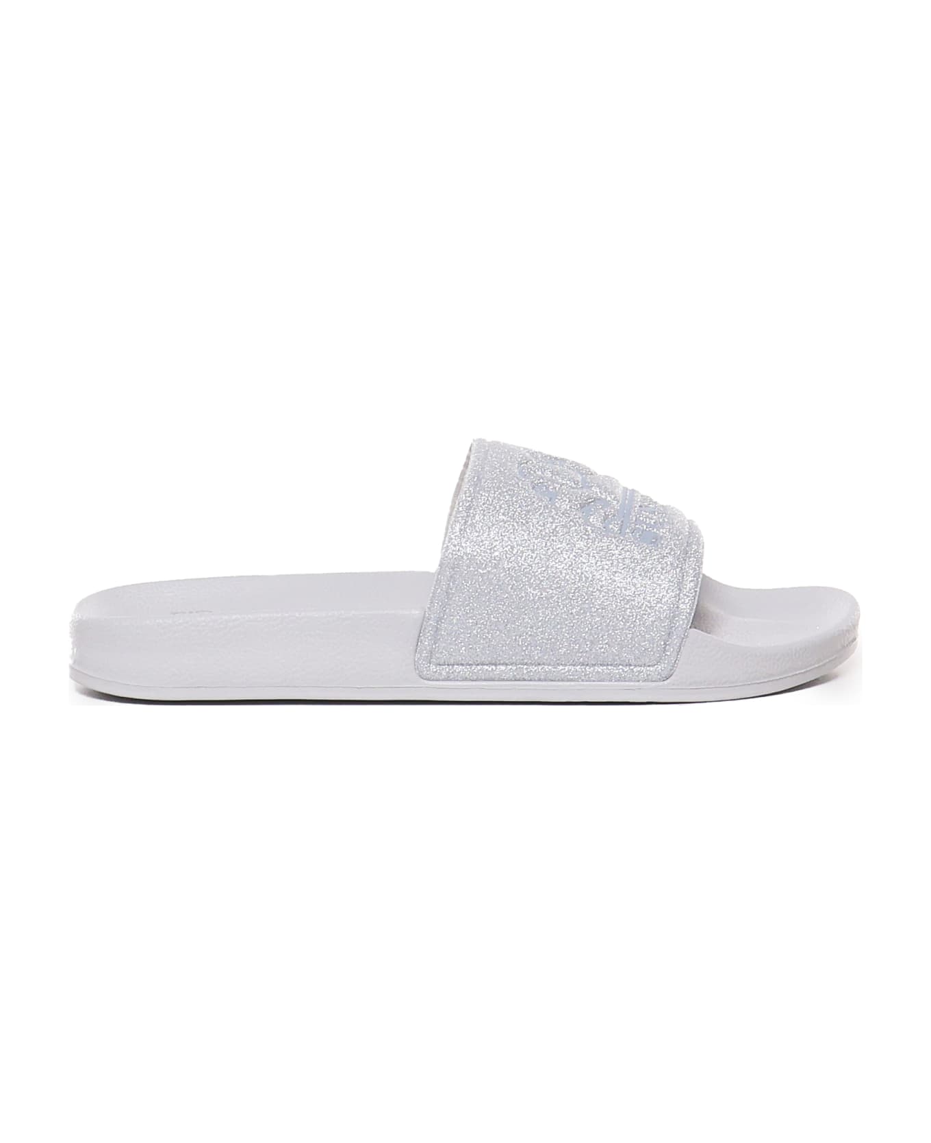 Sundek Slippers In Rubber - Silver