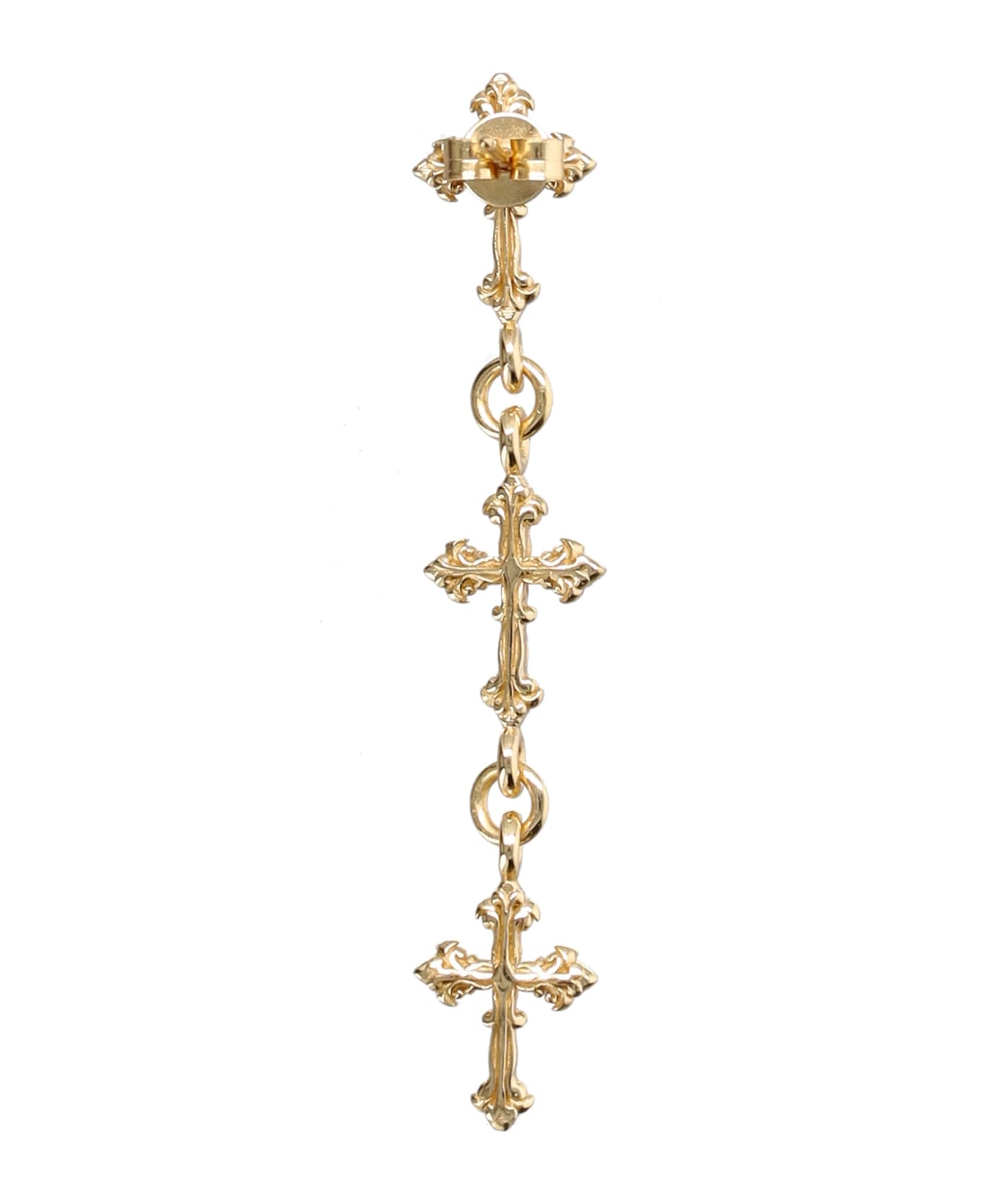 Emanuele Bicocchi Avelli Multi- Cross Single Earring - GOLD