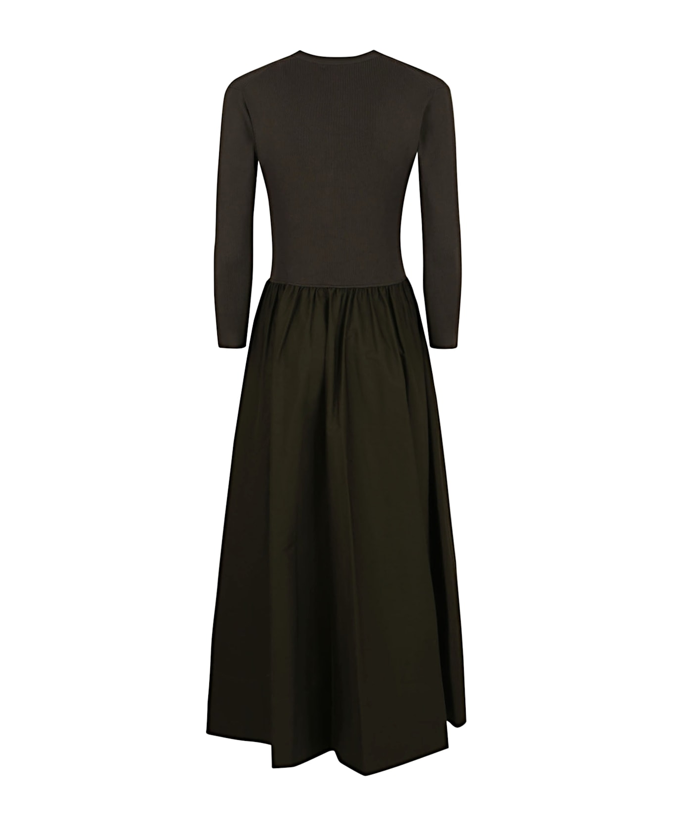 Polo Ralph Lauren Ls Hnley Dr-long Sleeve-day Dress - Canopy Olive