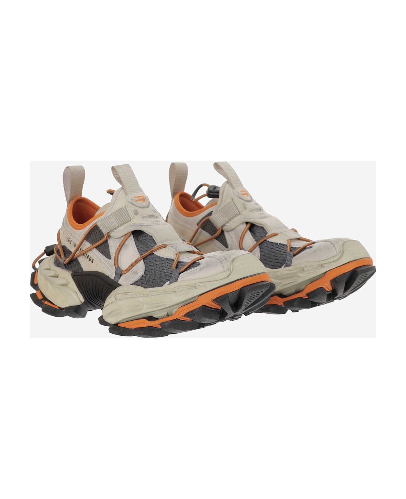 Balenciaga Hike Sneakers - BEIGEORANGE