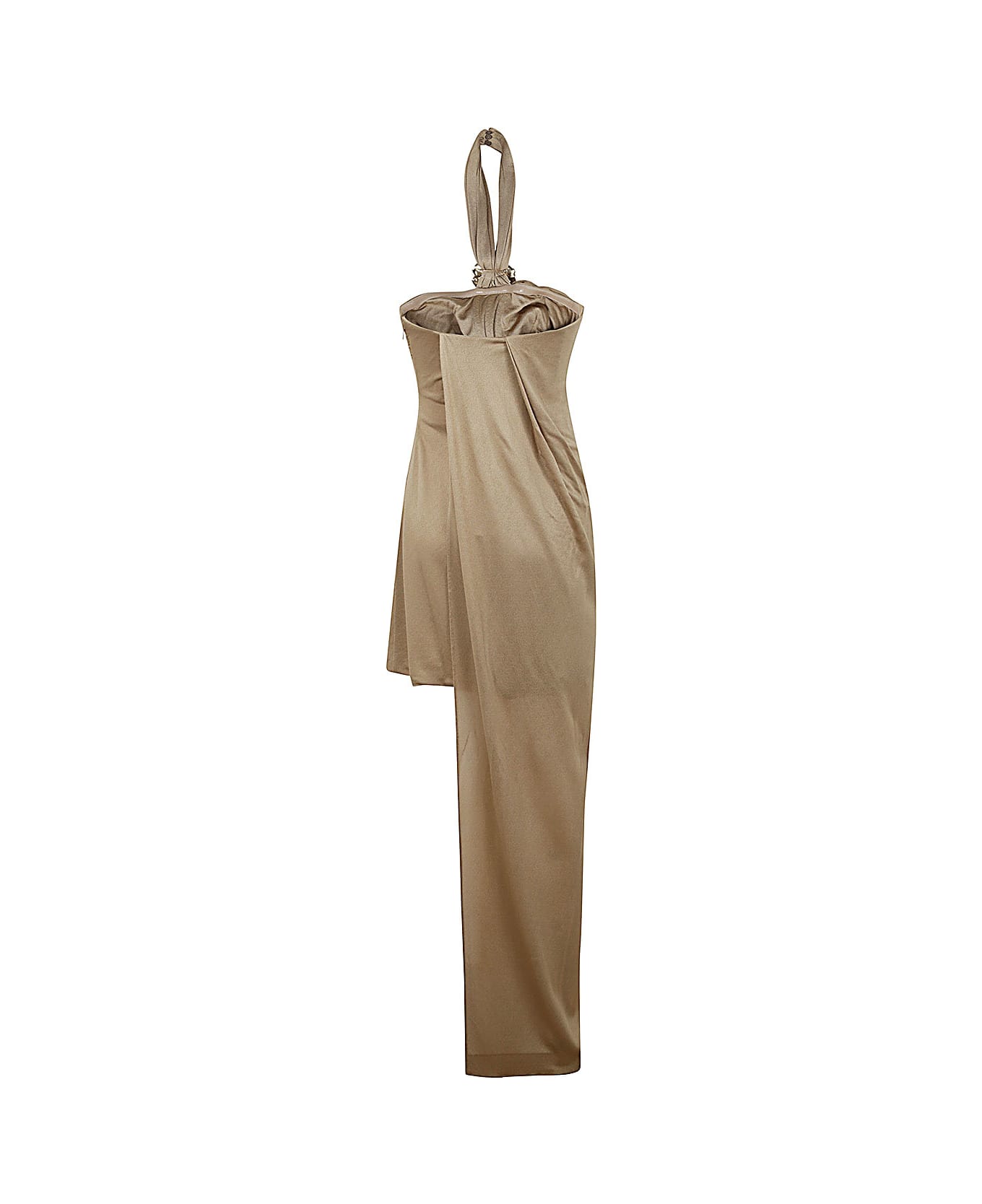 Blumarine 4a113a Dress Sable Goldrose - Almond ジャンプスーツ