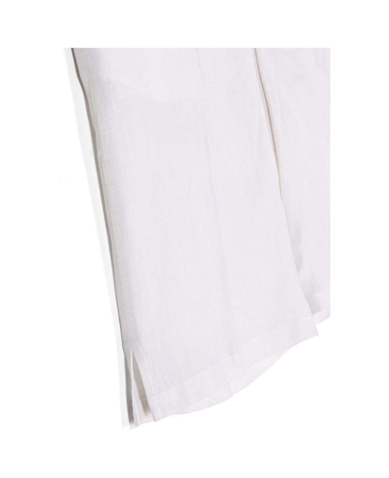 Dolce & Gabbana White Linen Bermuda Shorts - White