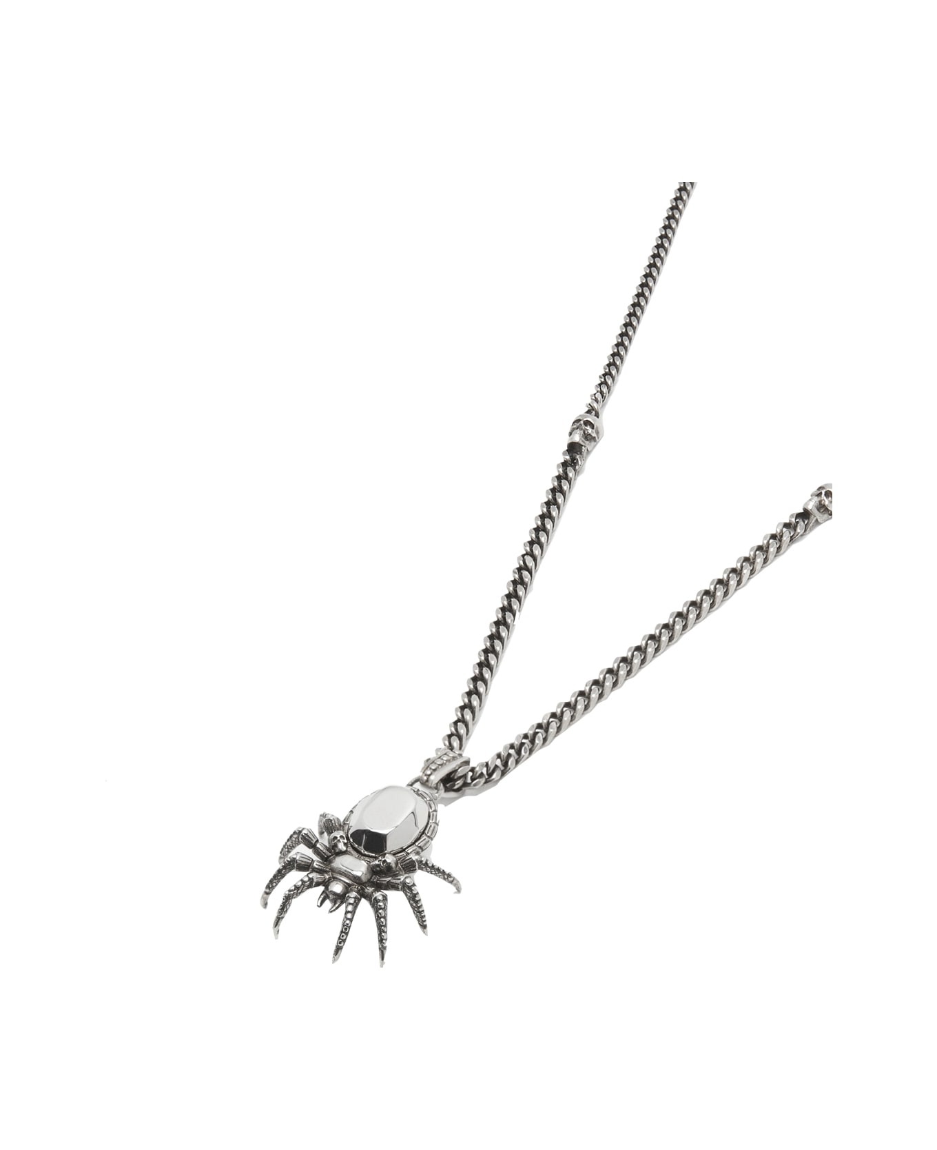 Alexander McQueen Spider Necklace - Silver