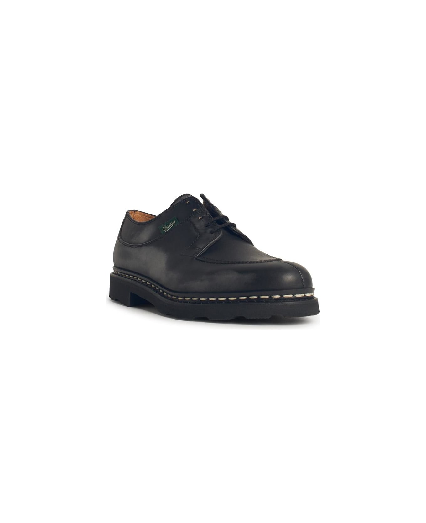 Paraboot Scarpa 'avignon' In Black Leather - Black