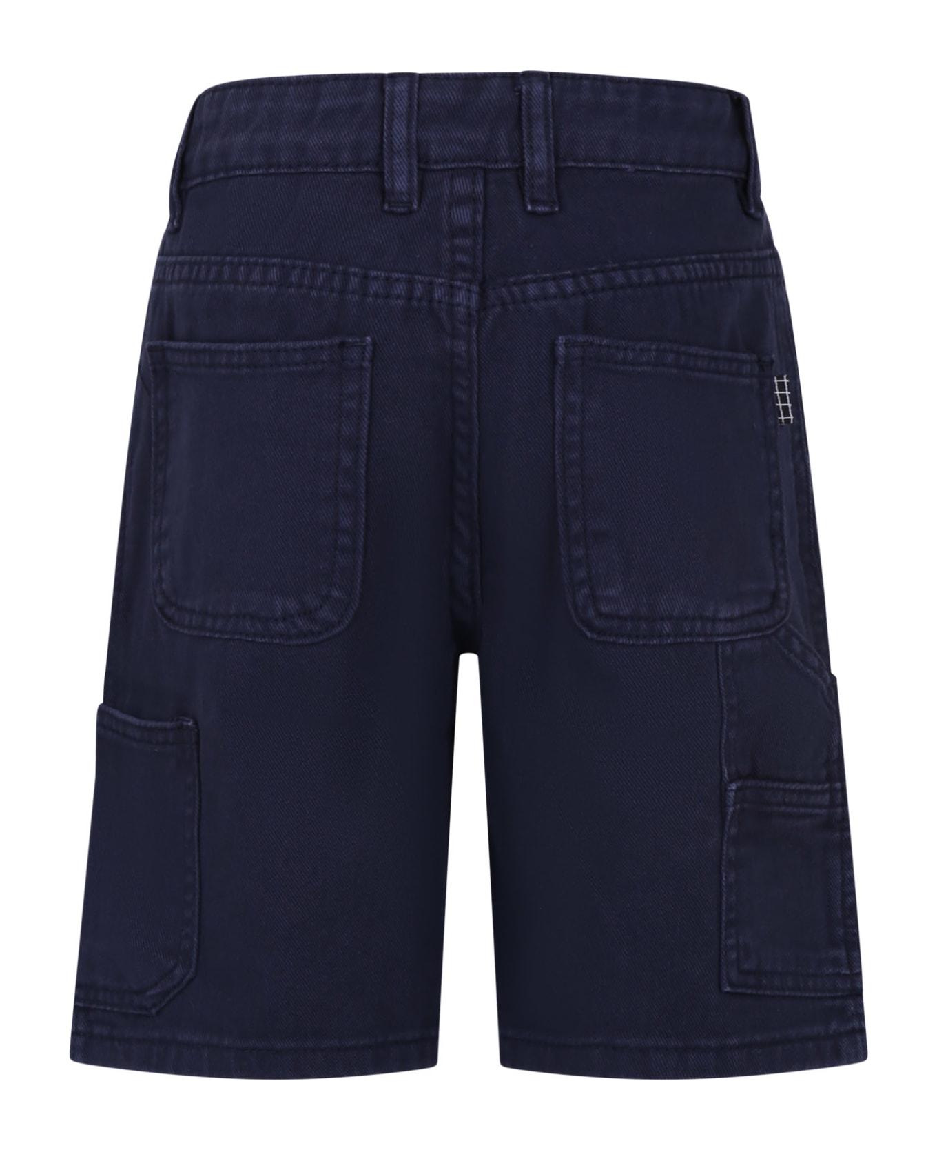 Molo Casual Archie Blue Shorts For Boy - Blue ボトムス