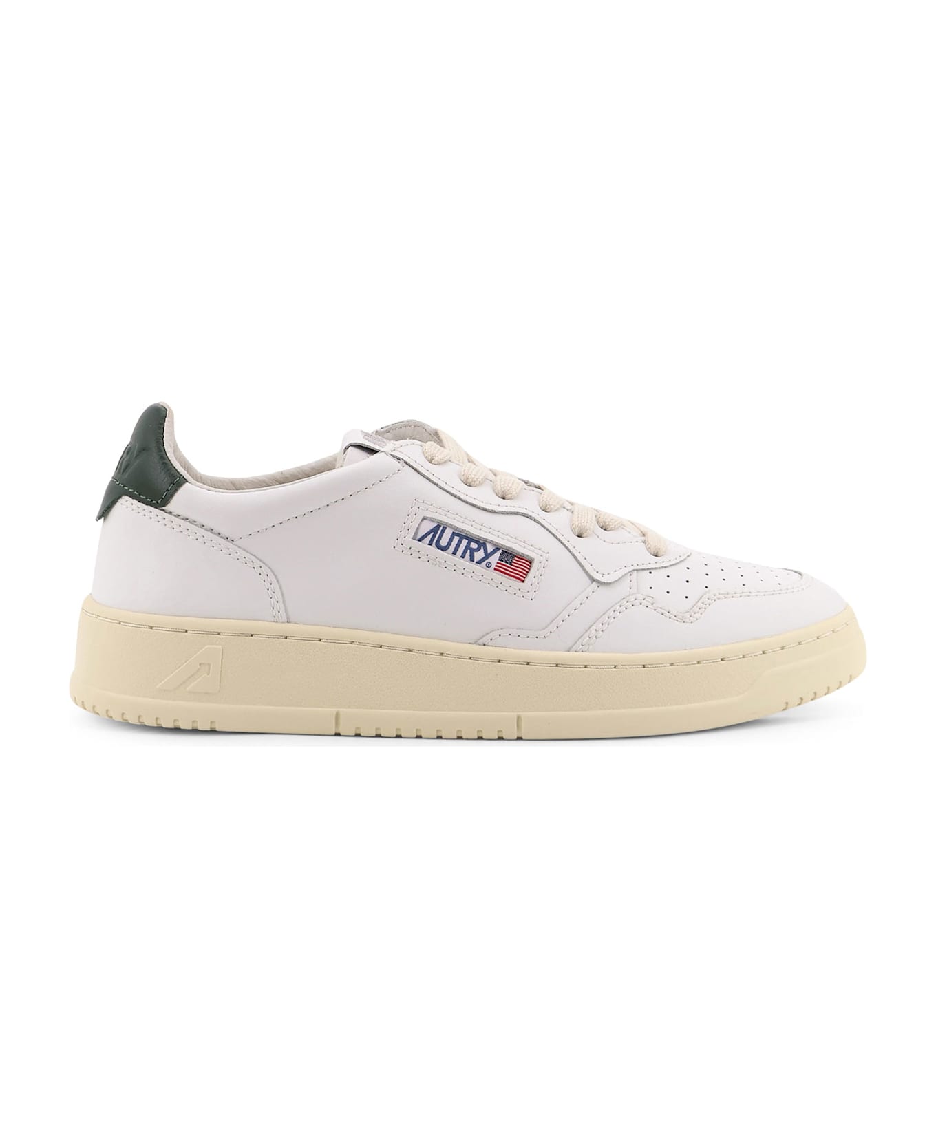 Autry Medalist Low Leather Low-top Sneakers - White
