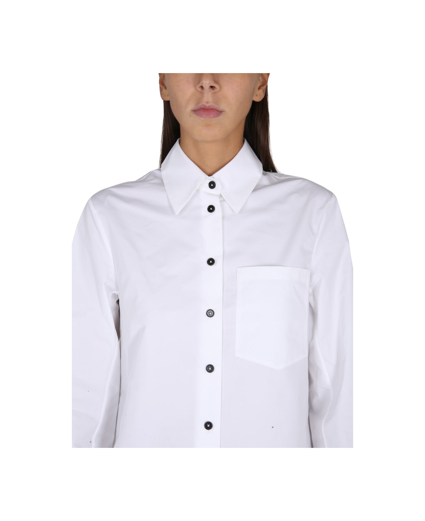 Jil Sander Poplin Shirt - WHITE